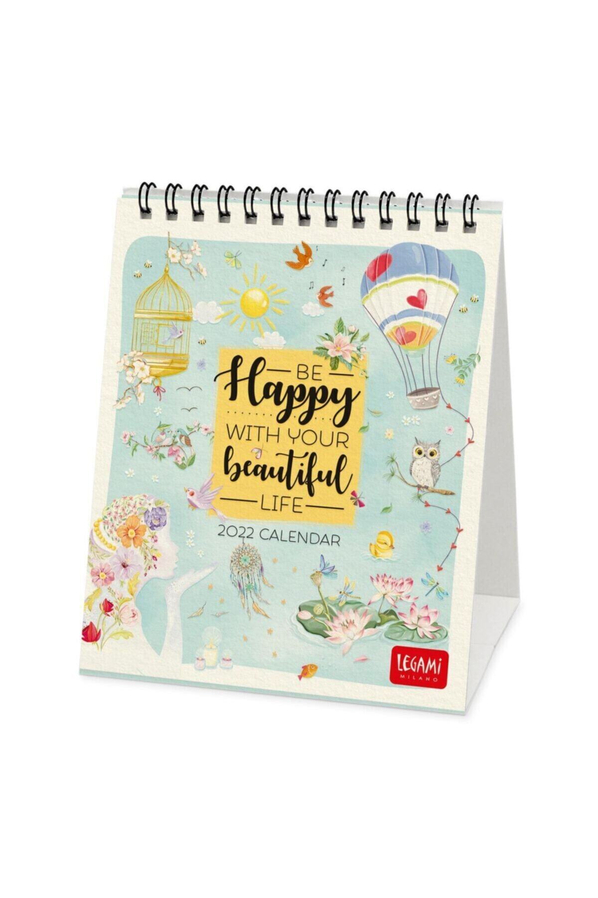 Legami Hamur Kağıt Masa Takvımı 12x14,5 2022