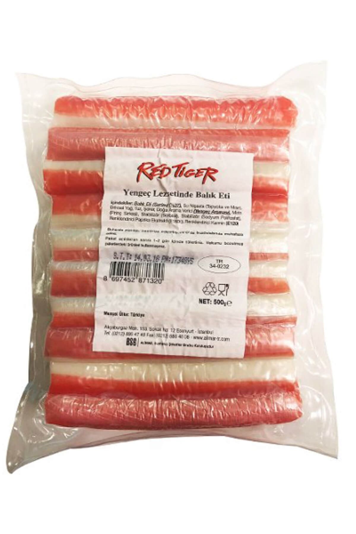Red Tiger Yengeç Surimi Stick 500 gr