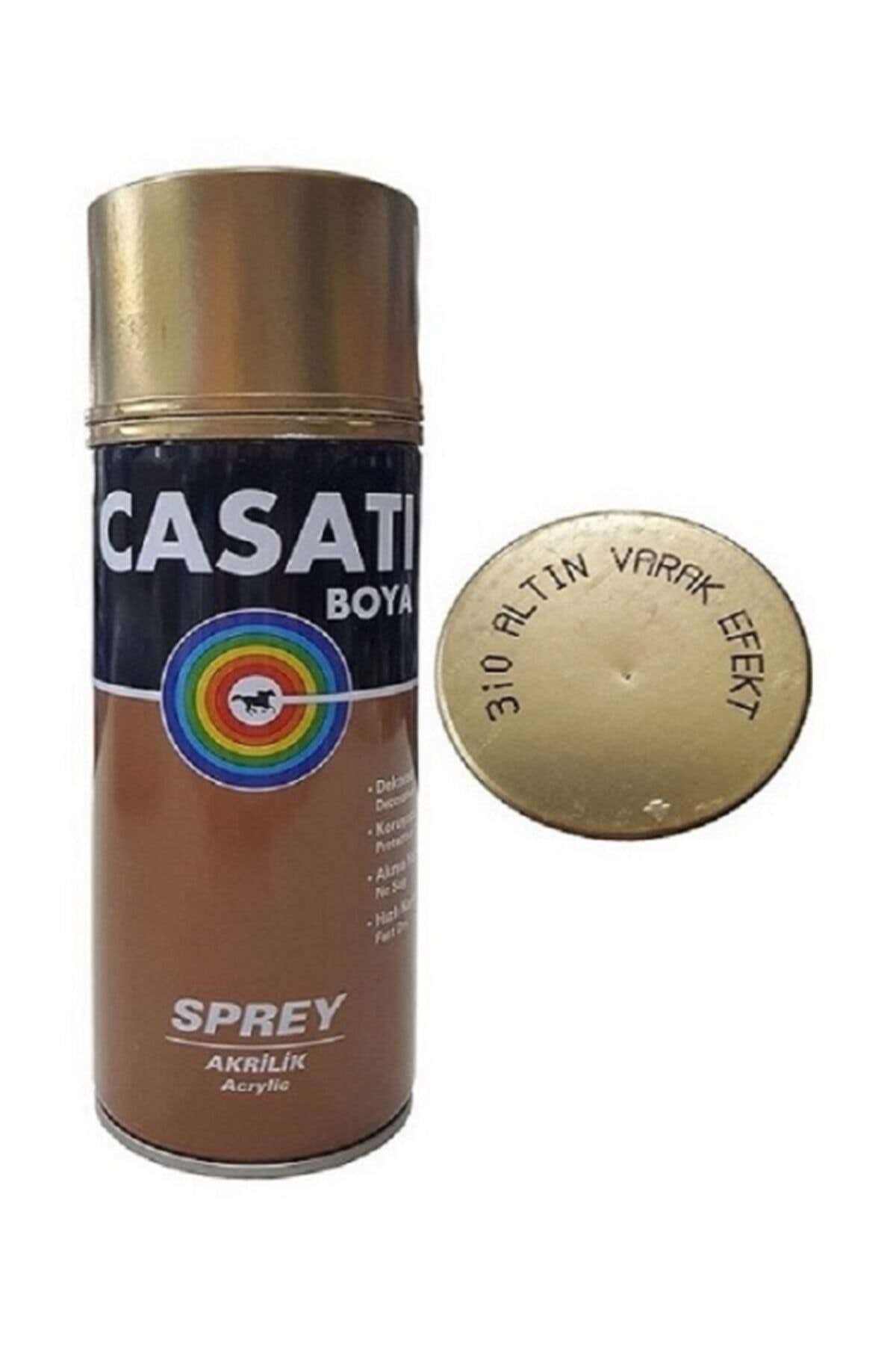 Casati Altın Varak Efekt Sprey Boya 400 Ml
