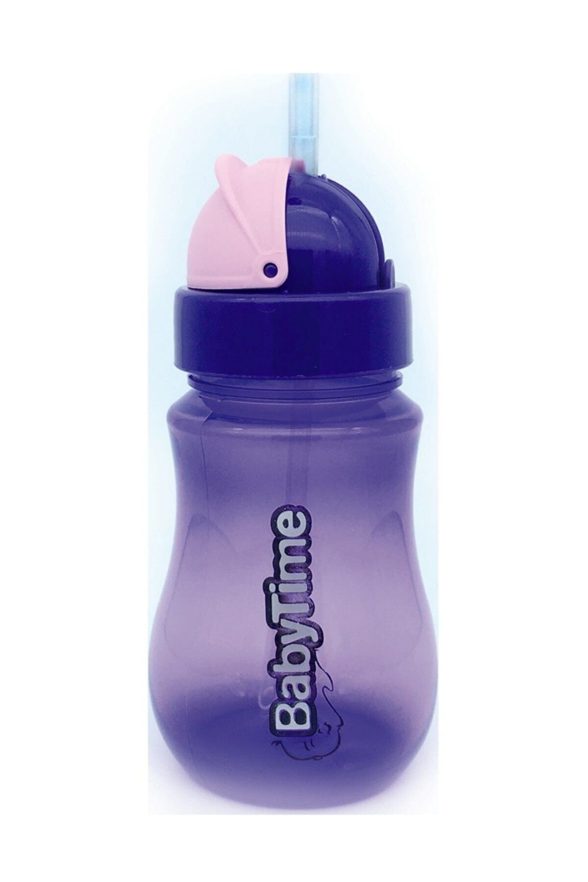 Babytime Pembe Renkli Pipetli Bardak