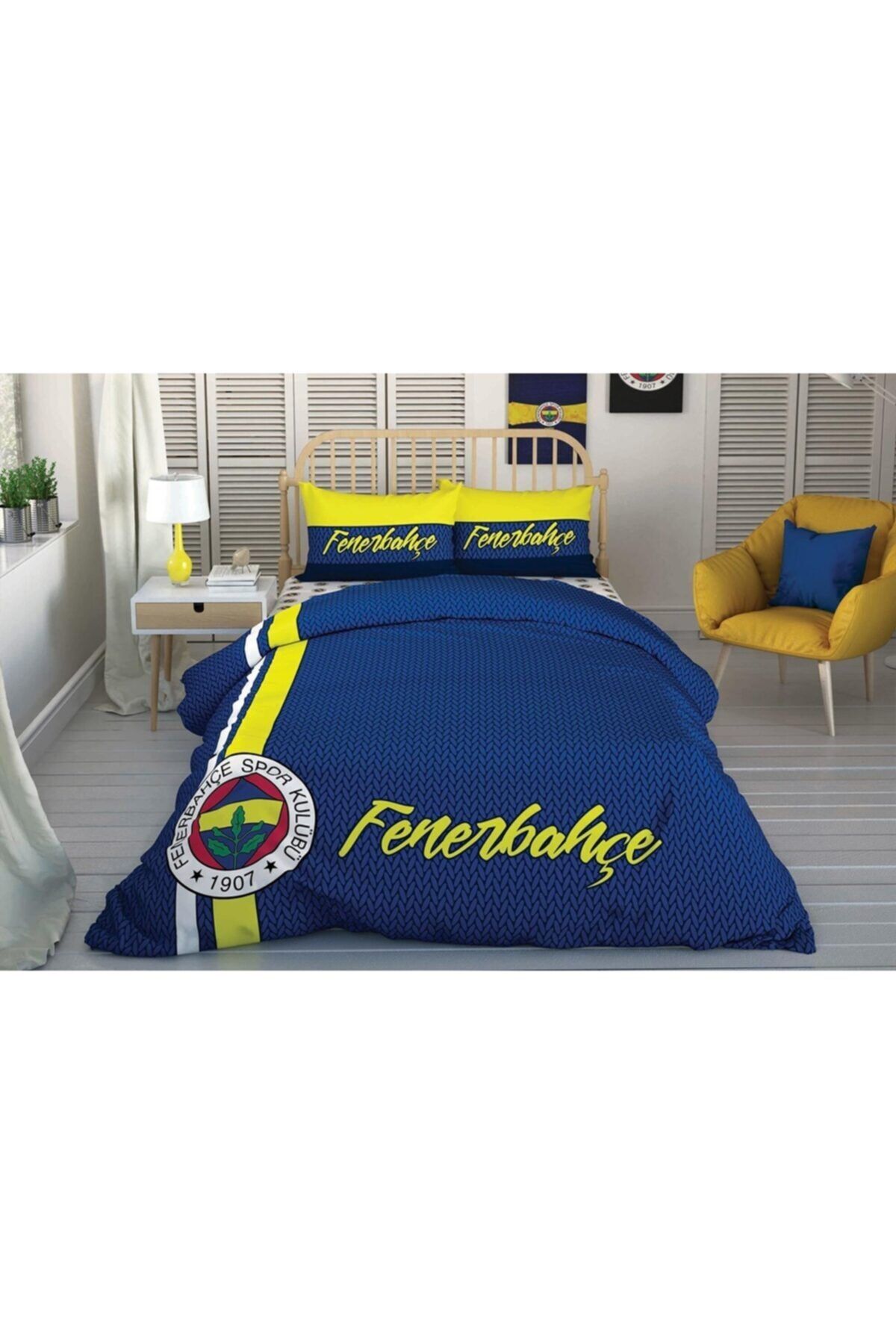 Taç Fenerbahçe Lisanslı Çift Kişilik Nevresim Takımı