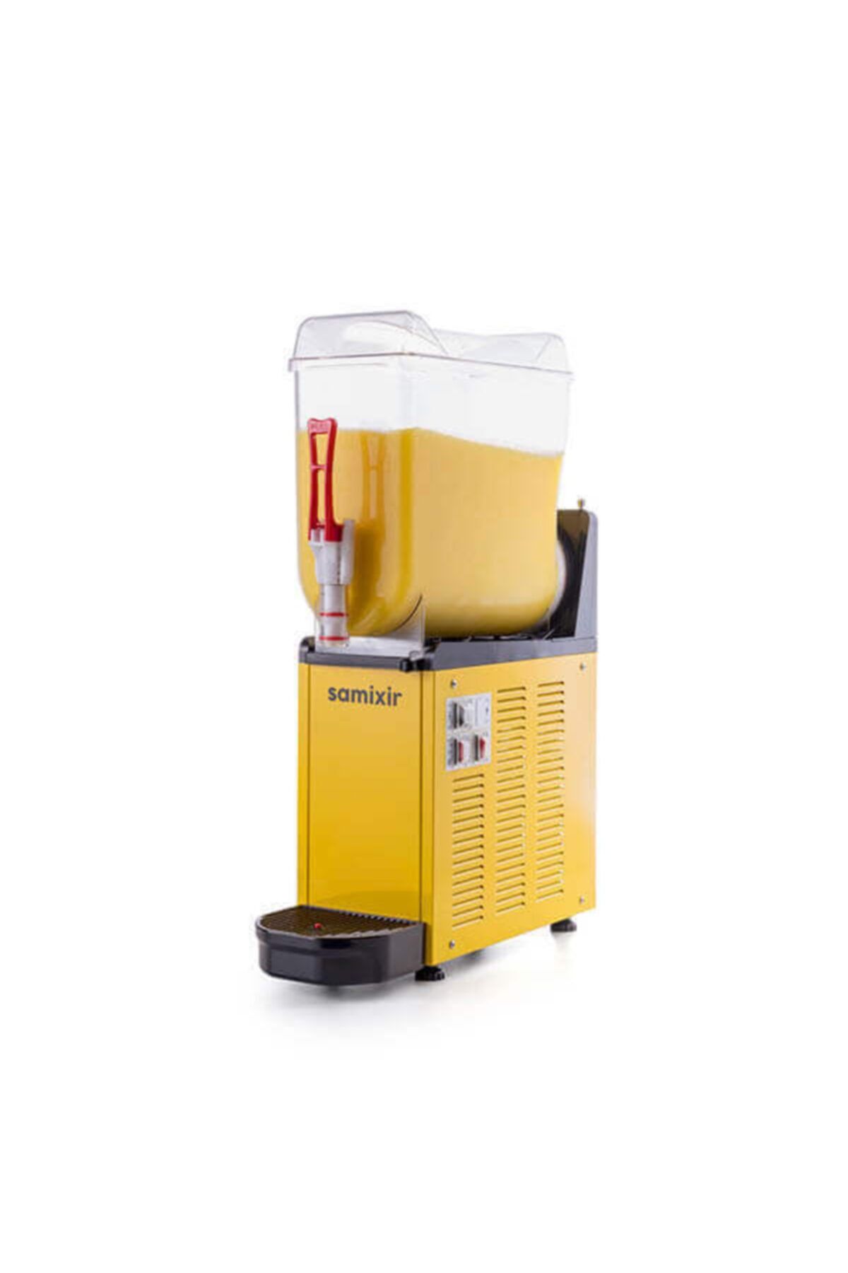 Samixir Slush Mono, Granita, Meyve Suyu Dispenseri, 12 L, Sarı