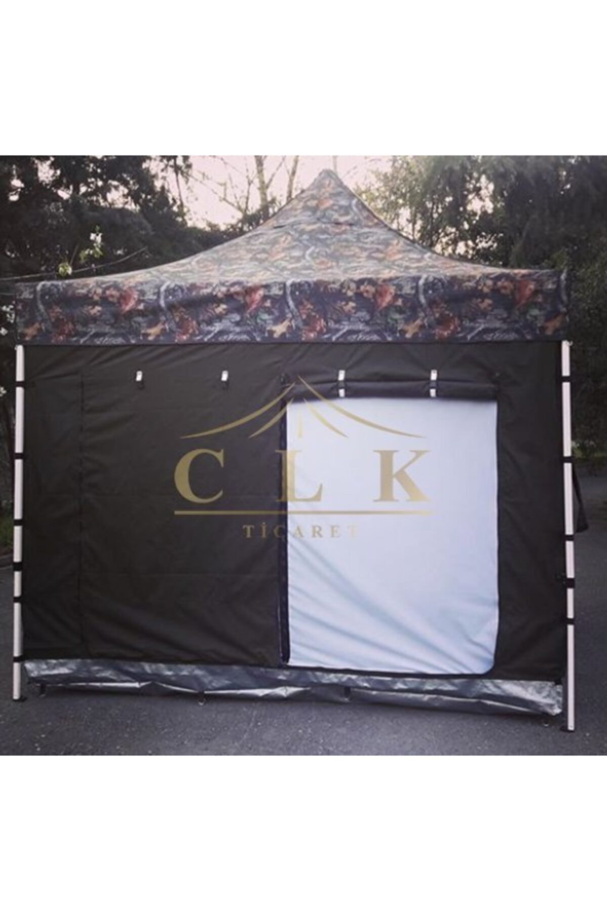 CLK Garden Clk Kamp 3x3 30mm Katlanır Kamp Ve Karavan Çadırı Kamuflaj