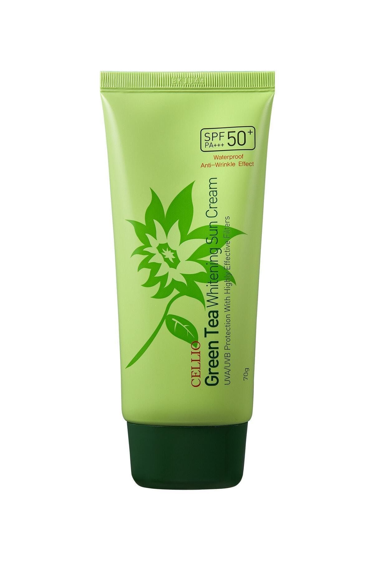 DR. CELLIO Green Tea Yatıştırıcı Leke ve Iz Karşıtı Koruyucu Spf50+ Pa Güneş Koruyucu Krem 8809173346256
