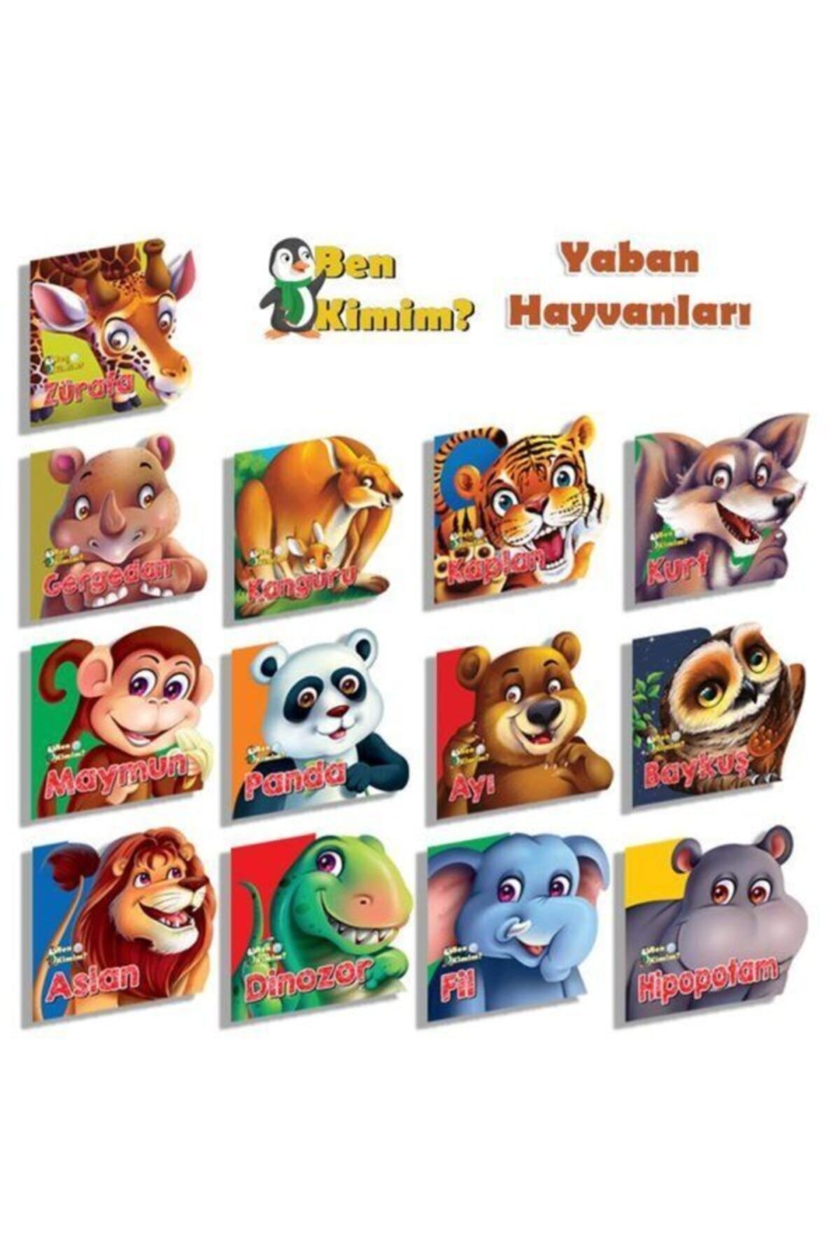 Parıltı Yayınları Ben Kimim Yaban Hayvanları Seti - 13 Kitap Takım Kolektif