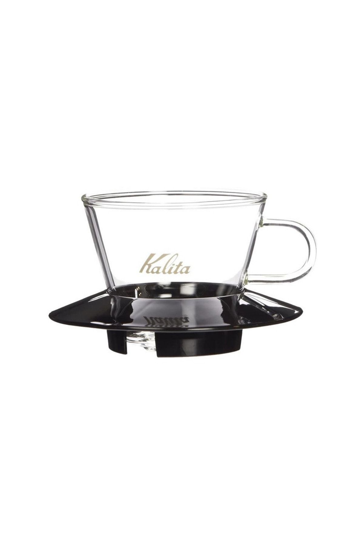 Kalita Cam Wave Dripper 155 Siyah