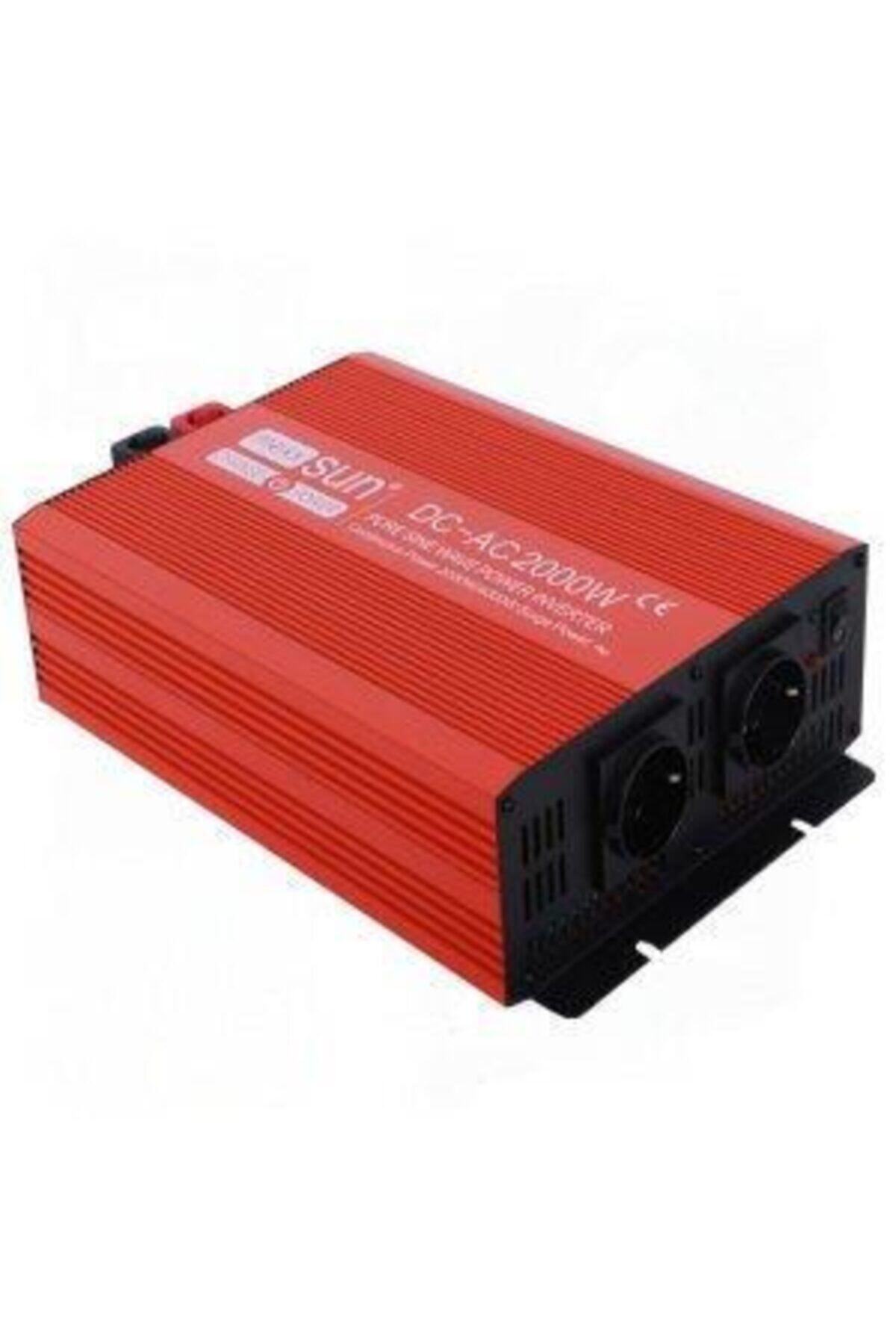 MEXXSUN 24 V Volt 2000 Watt Tam Sinüs Inverter