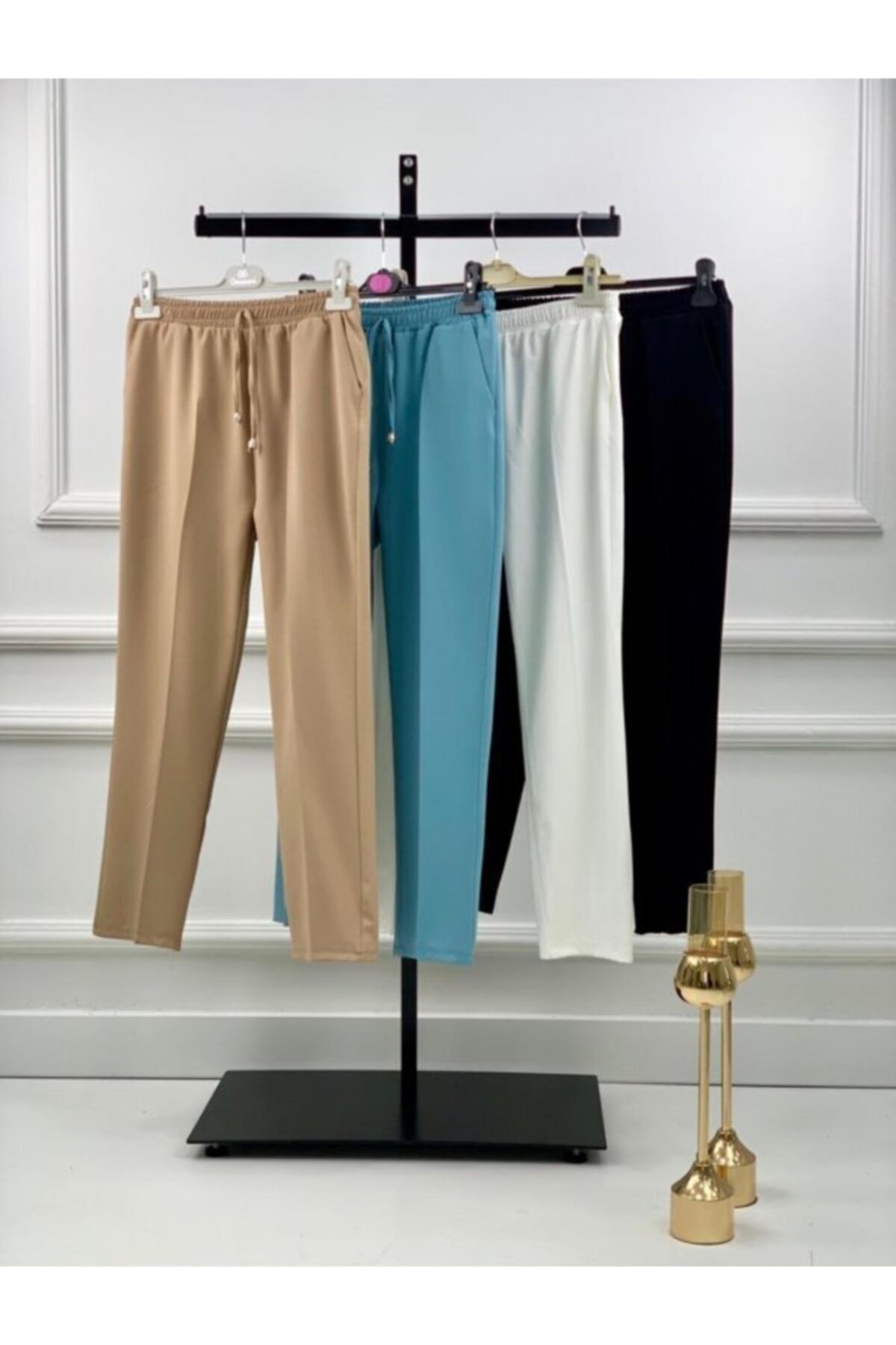 entesettür Cepli Kalem Pantolon - Mint