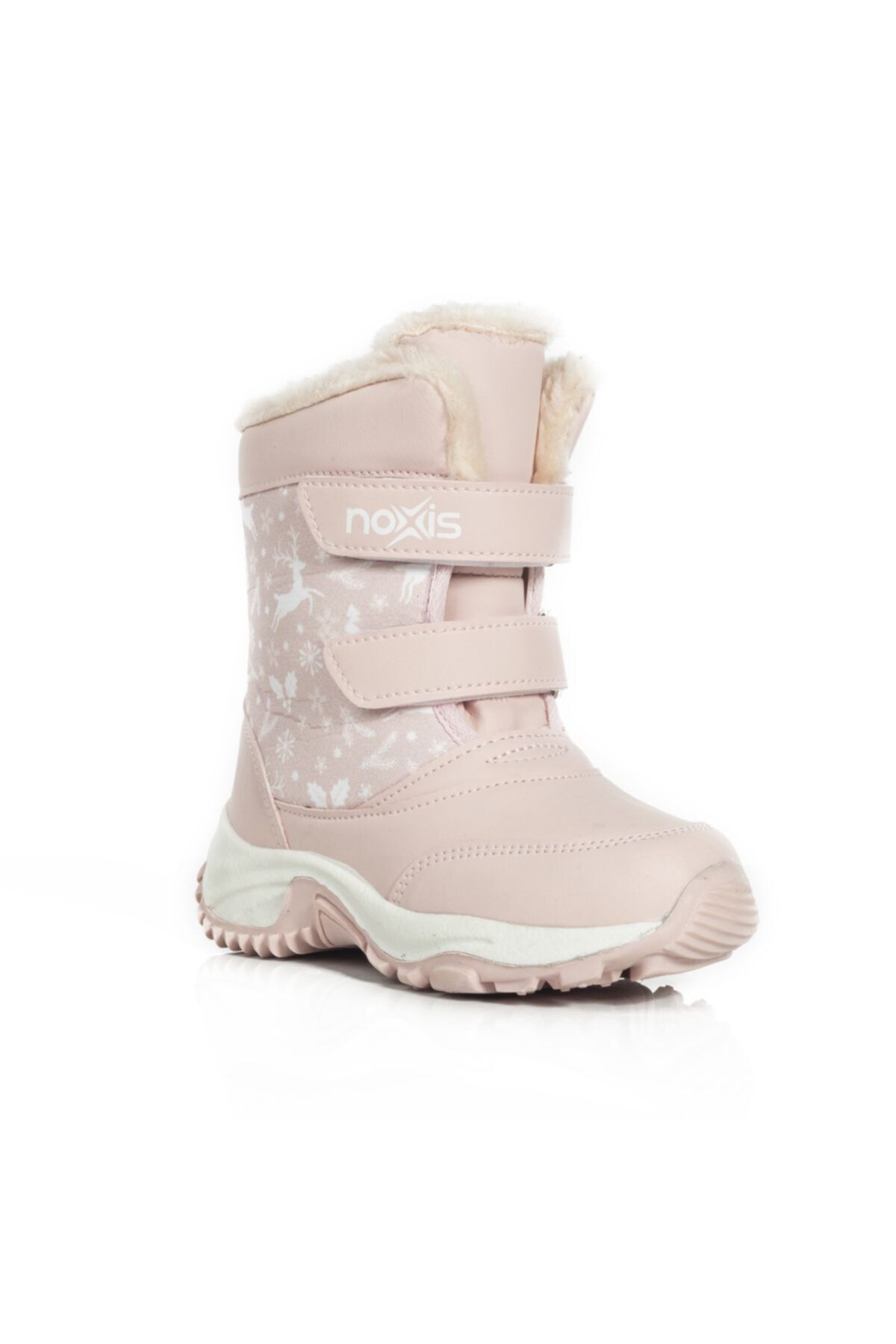 İncimoda Kız Çocuk Ortopedik Kar Botu Trekking Kaymaz Taban Pembe