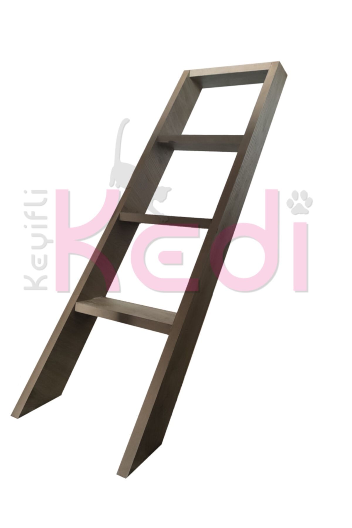 Keyifli Kedi Kedi Merdiveni - 4 Basamaklı Çıkış Merdiveni / Kedi Mobilyası