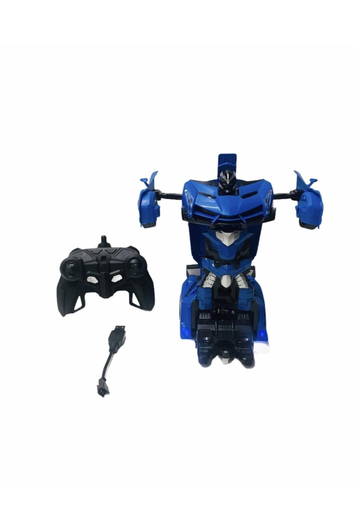 toysscore Uzaktan Kumandalı Robota Dönüşen Şarjlı Araba