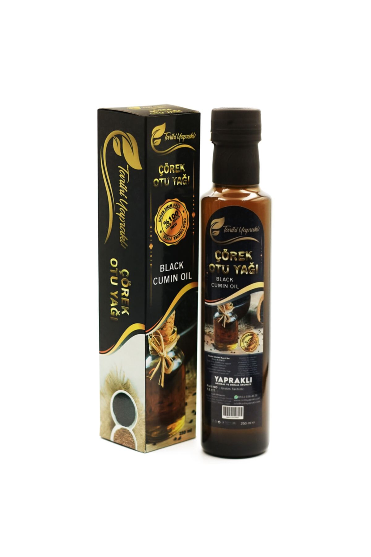 TARİHİ YAPRAKLI Çörekotu Yağı 250 ml