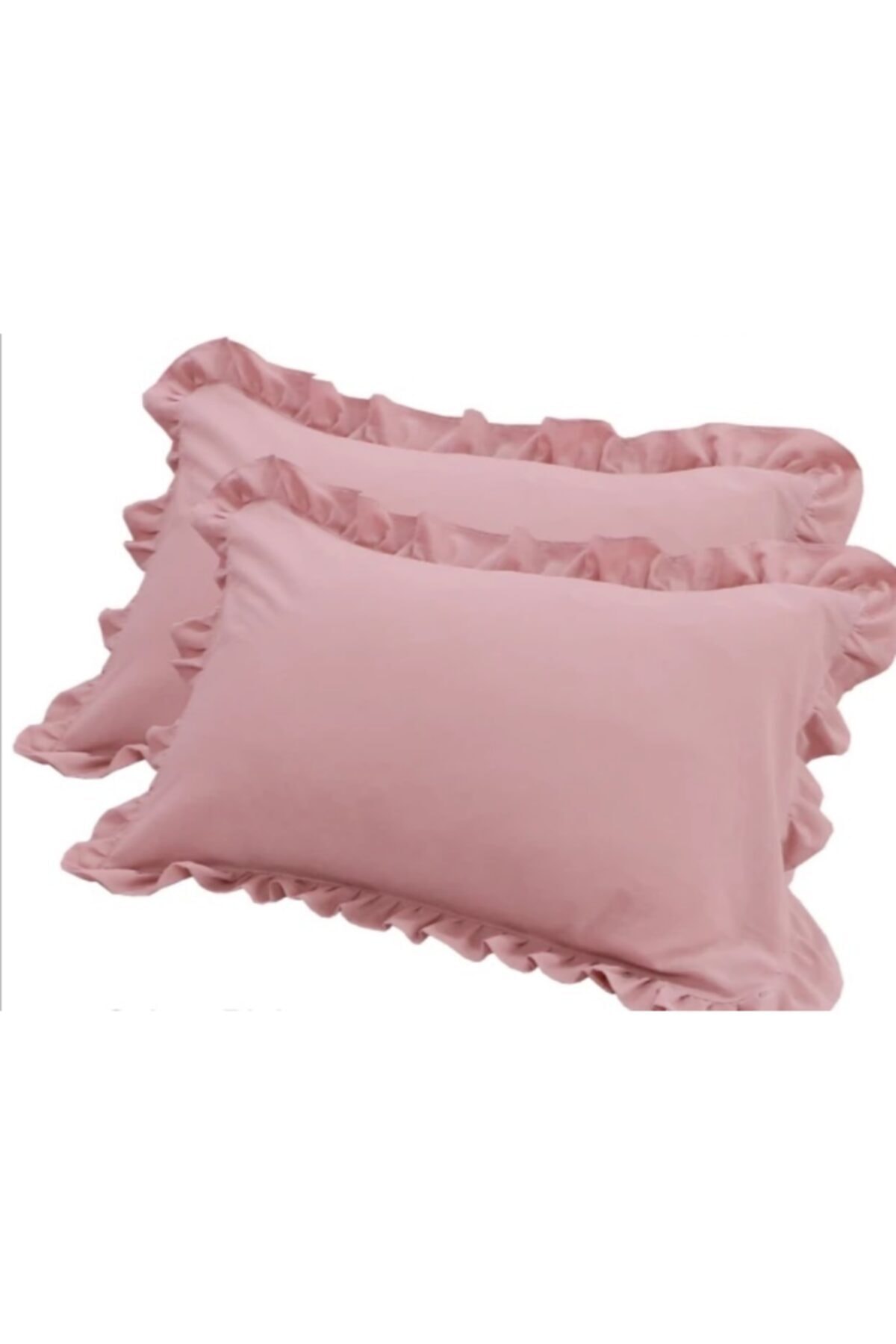 AYZEN HOME - 2 Li Fırfırlı Yastık Kilifi