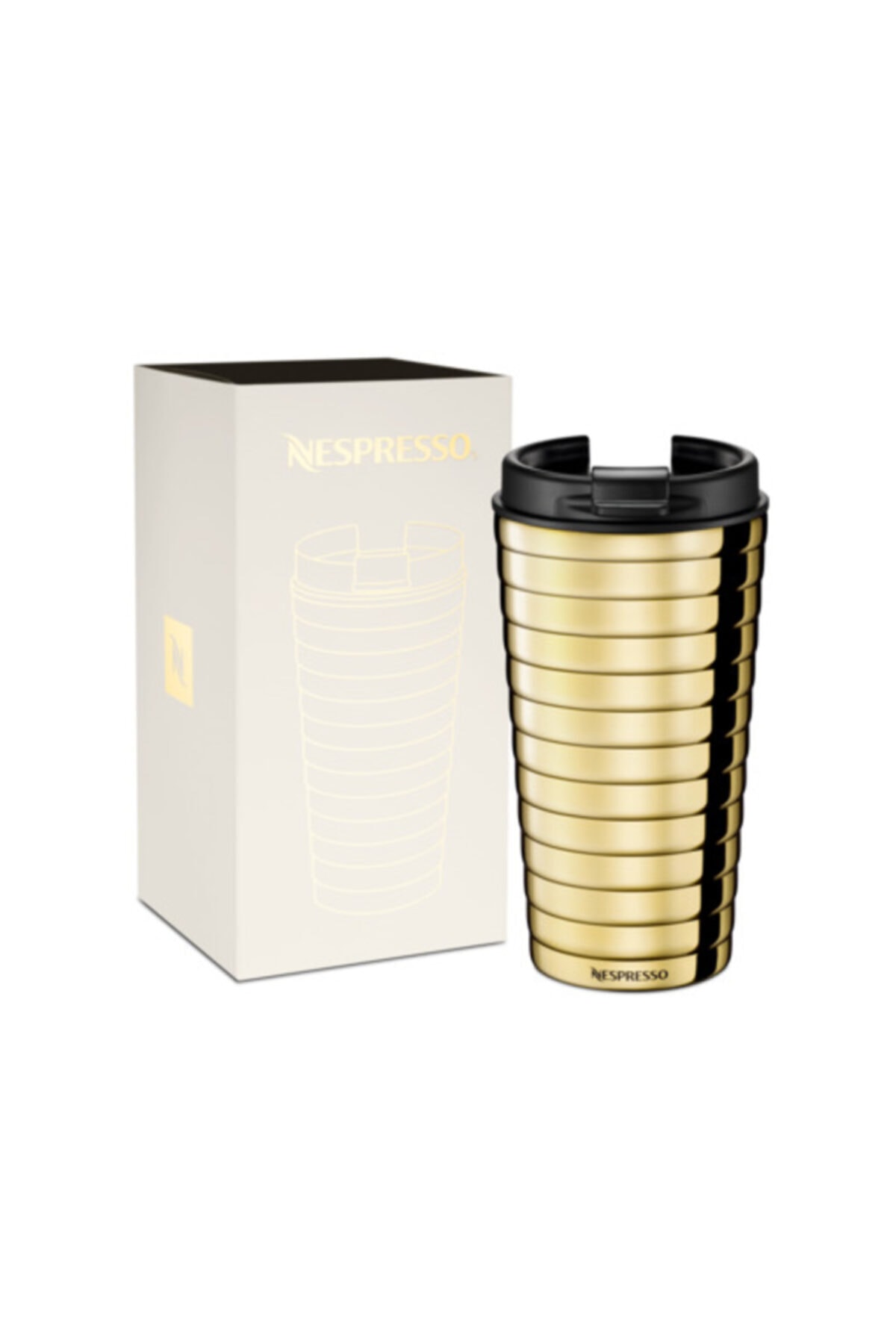 Nespresso Touch Travel Çelik Mug 345 Ml (gold)