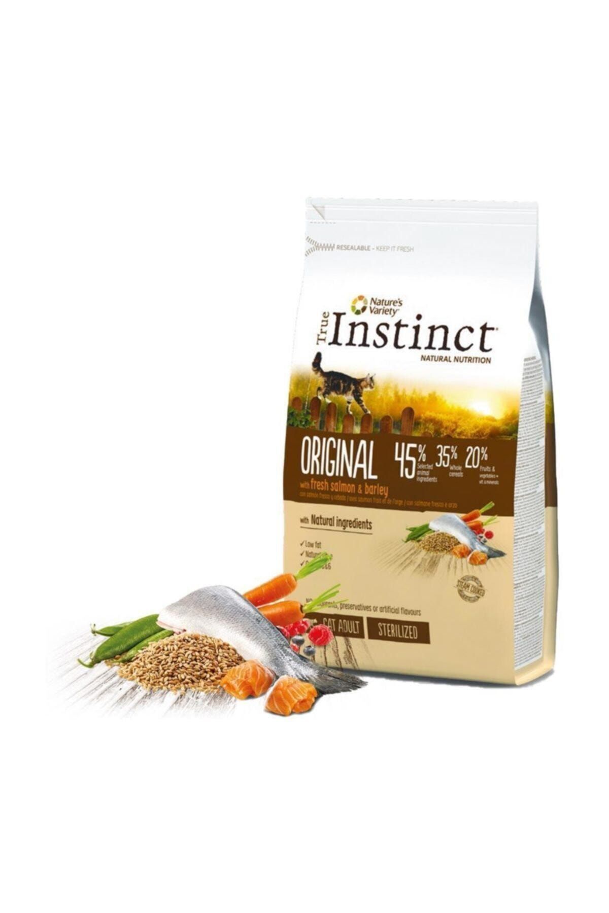 True Instinct Orjinal Somon Kısırlaştırılmış Kedi Maması 1,25 kg