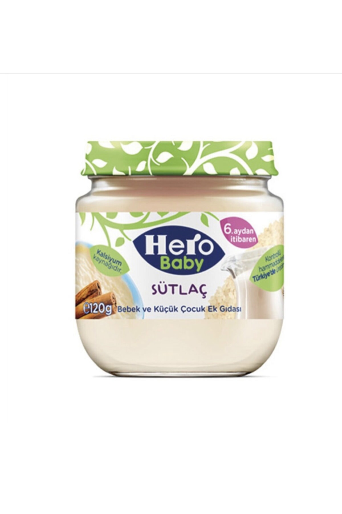Hero Baby 120gr 12 Adet Sütlaç Kavanoz Bebek Maması