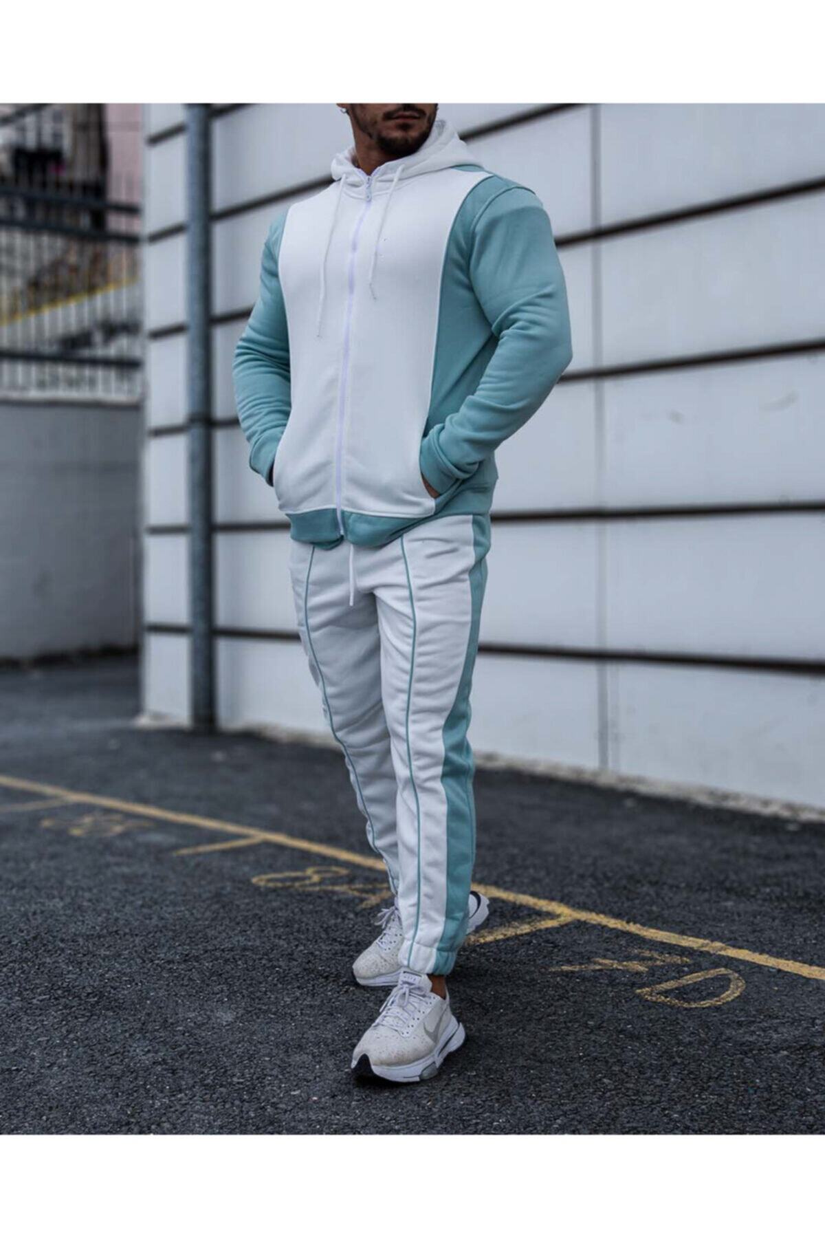 MOSST Kapüşonlu Fermuarlı Eşofman Takımı