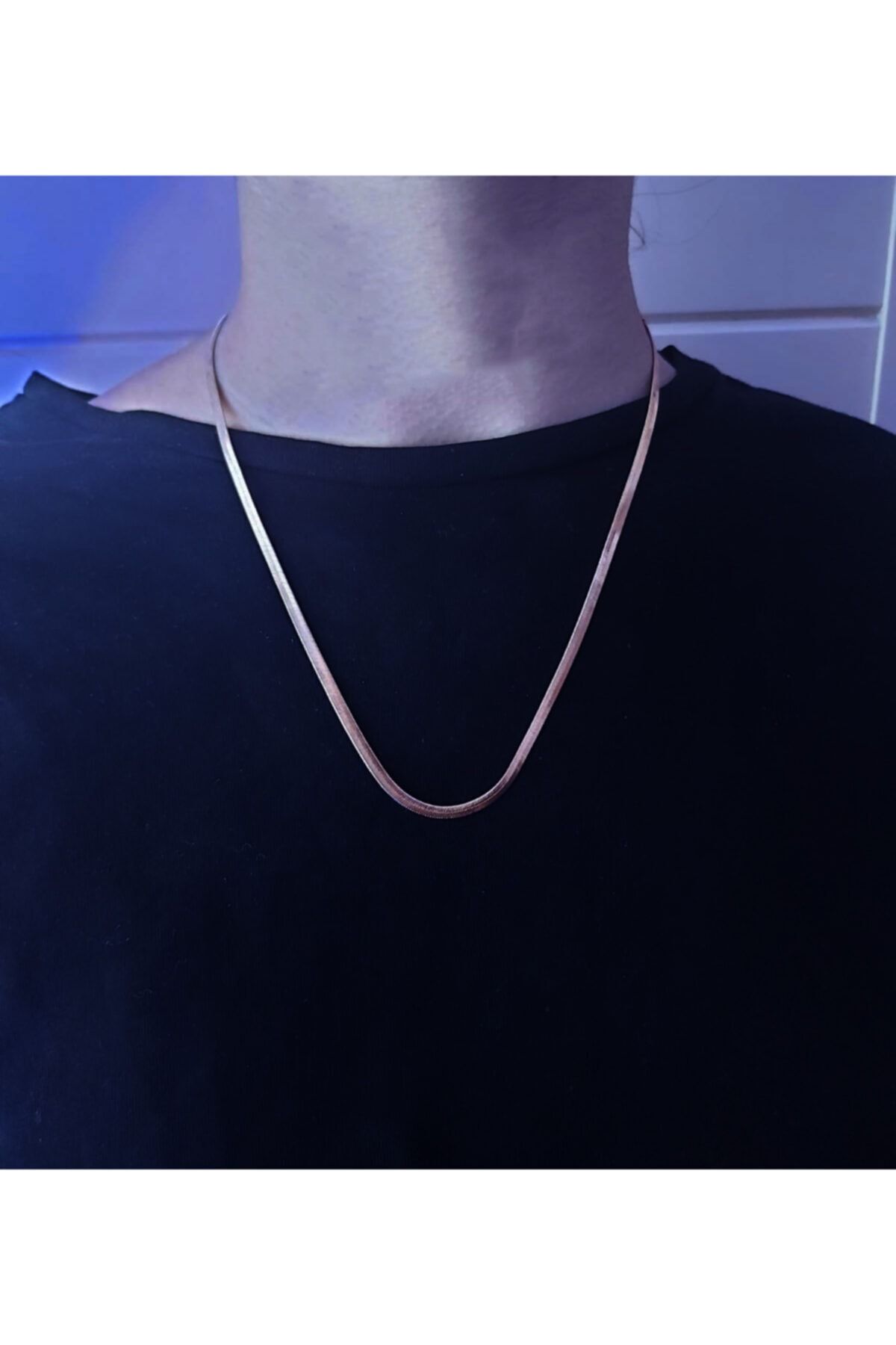 HY AKSESUAR Gold Veya Metal Renkli Düz Zincir
