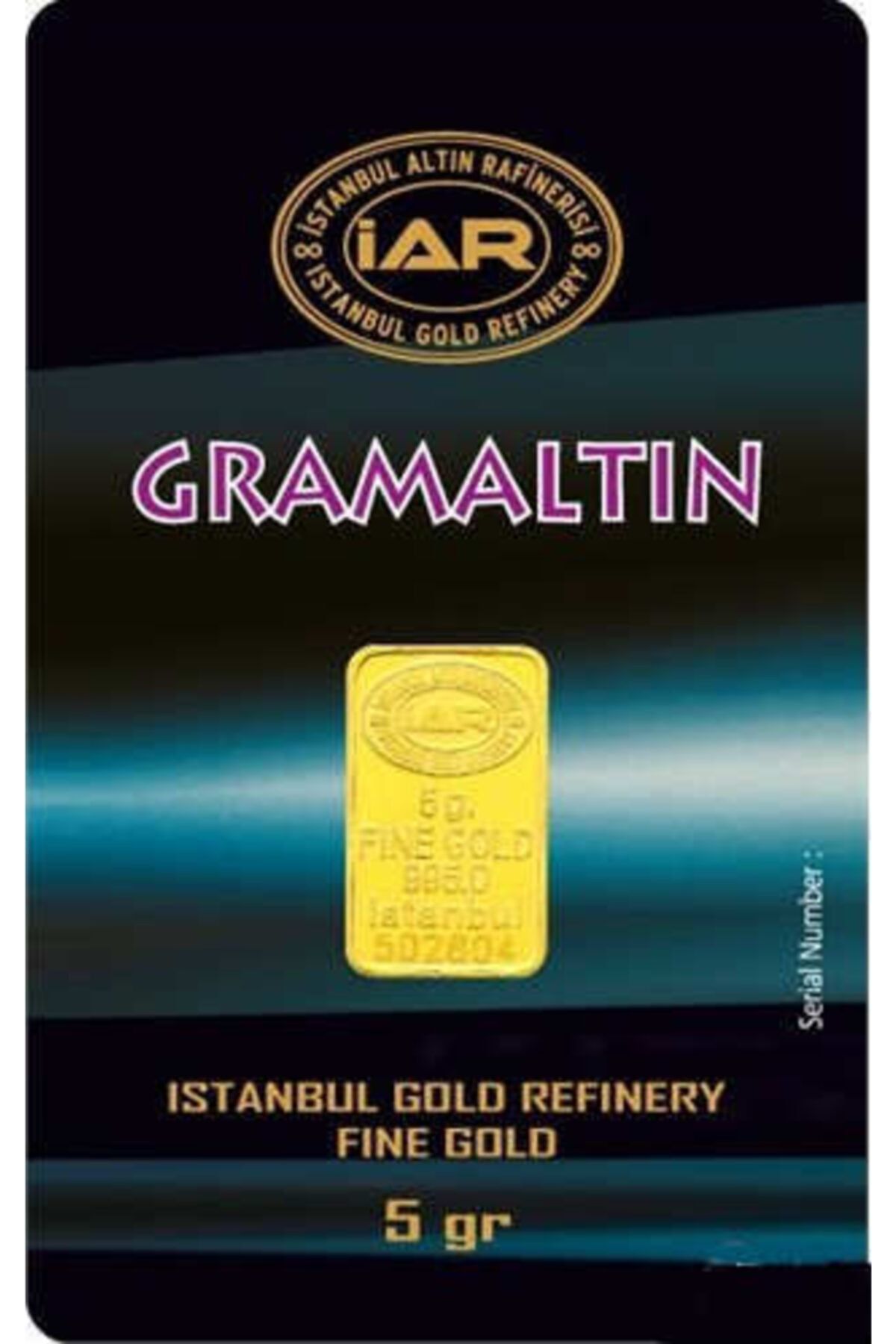 Uygun 5 Gram Altın 24 Ayar ( Külçe Altın 5 G) + 0,11 Şans Altını