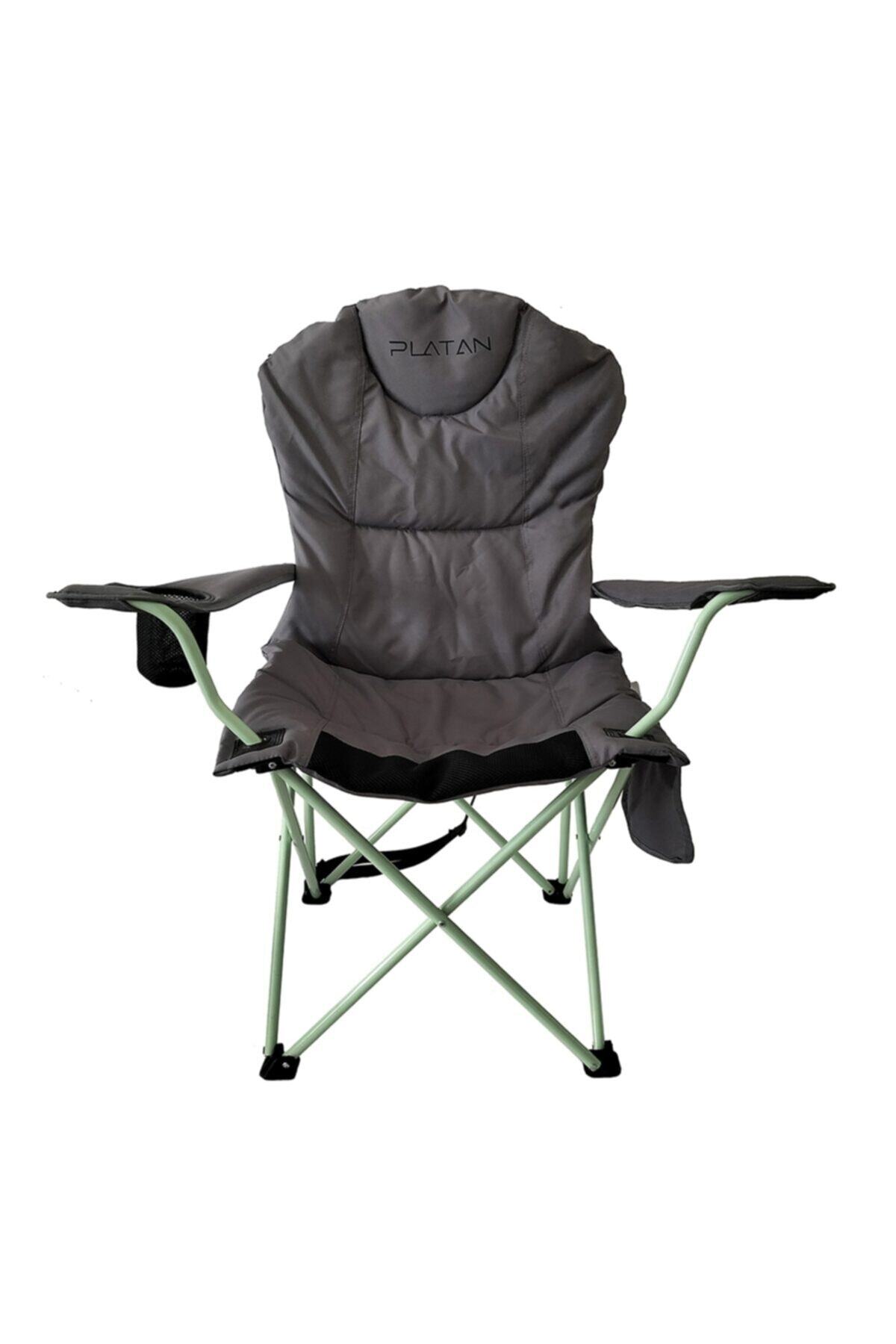 platan Chair Ones-l Hafif Katlanır Kamp Piknik Sandalyesi - Koltuğu Xl