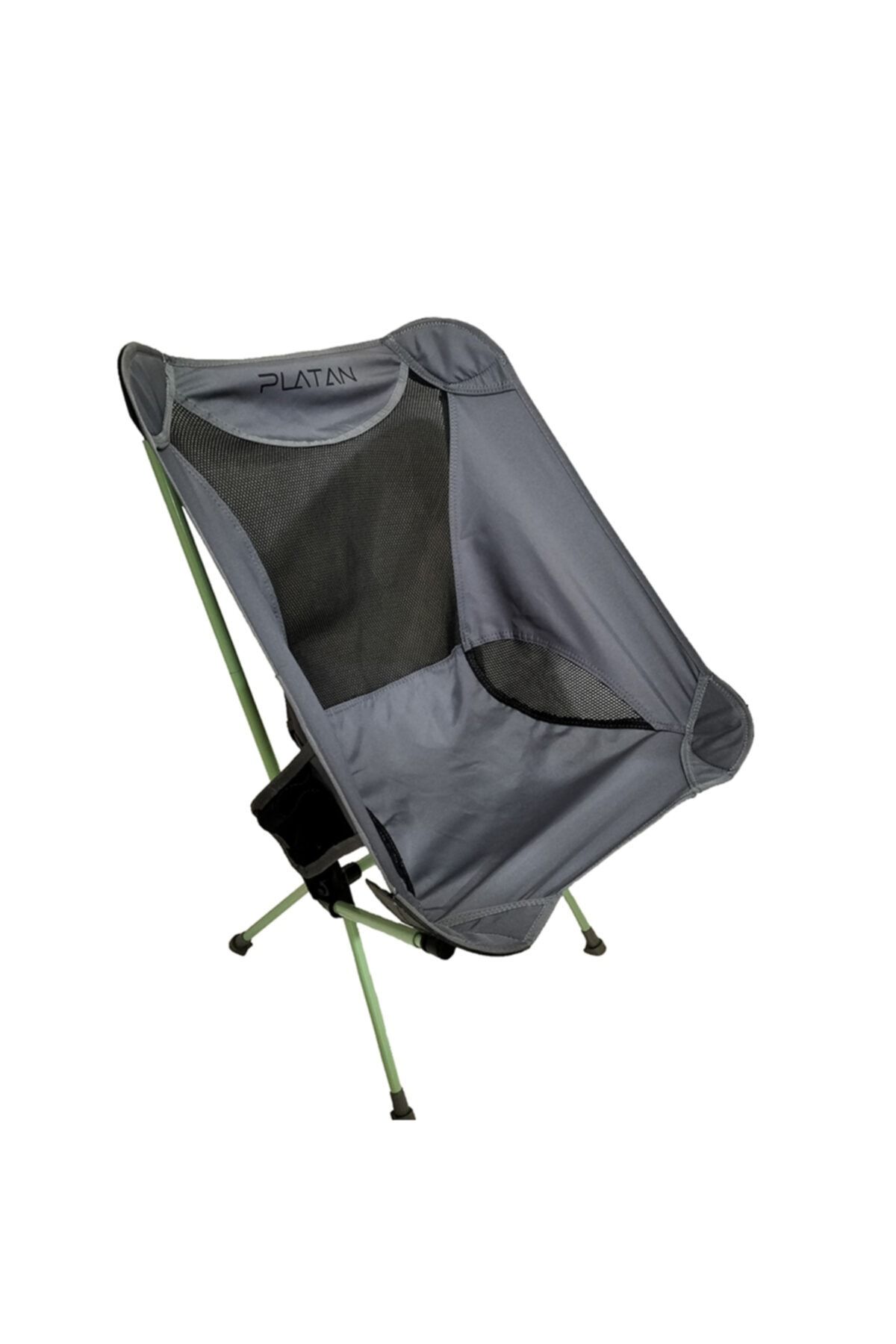 platan Chair Ones-h Yer Kaplamaz Hafif Katlanır Kamp Piknik Sandalyesi L