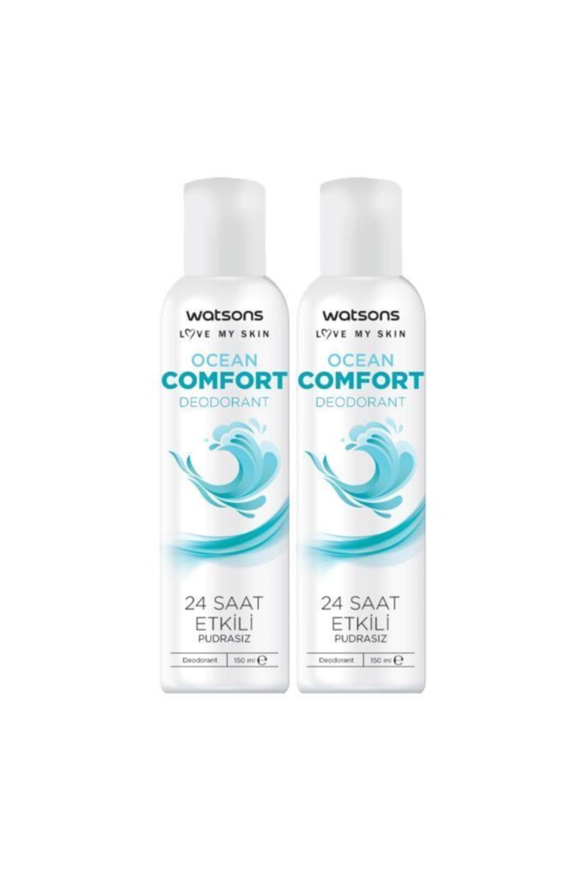Watsons Ocean Comfort Deodorant Sprey Pudrasız 150 Ml 2'li Set