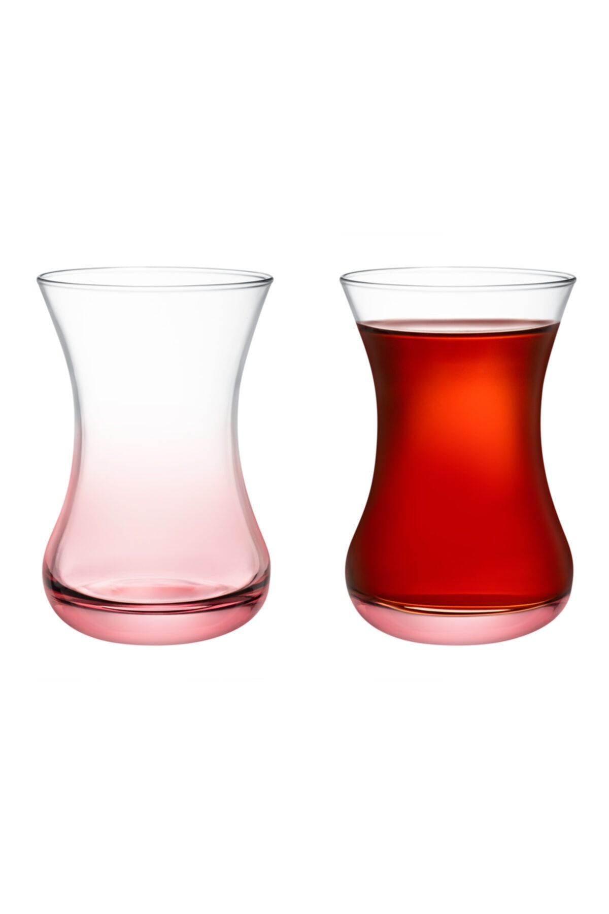 Madame Coco Lavem-Pink Touch 6'lı Çay Bardağı - 155 ml