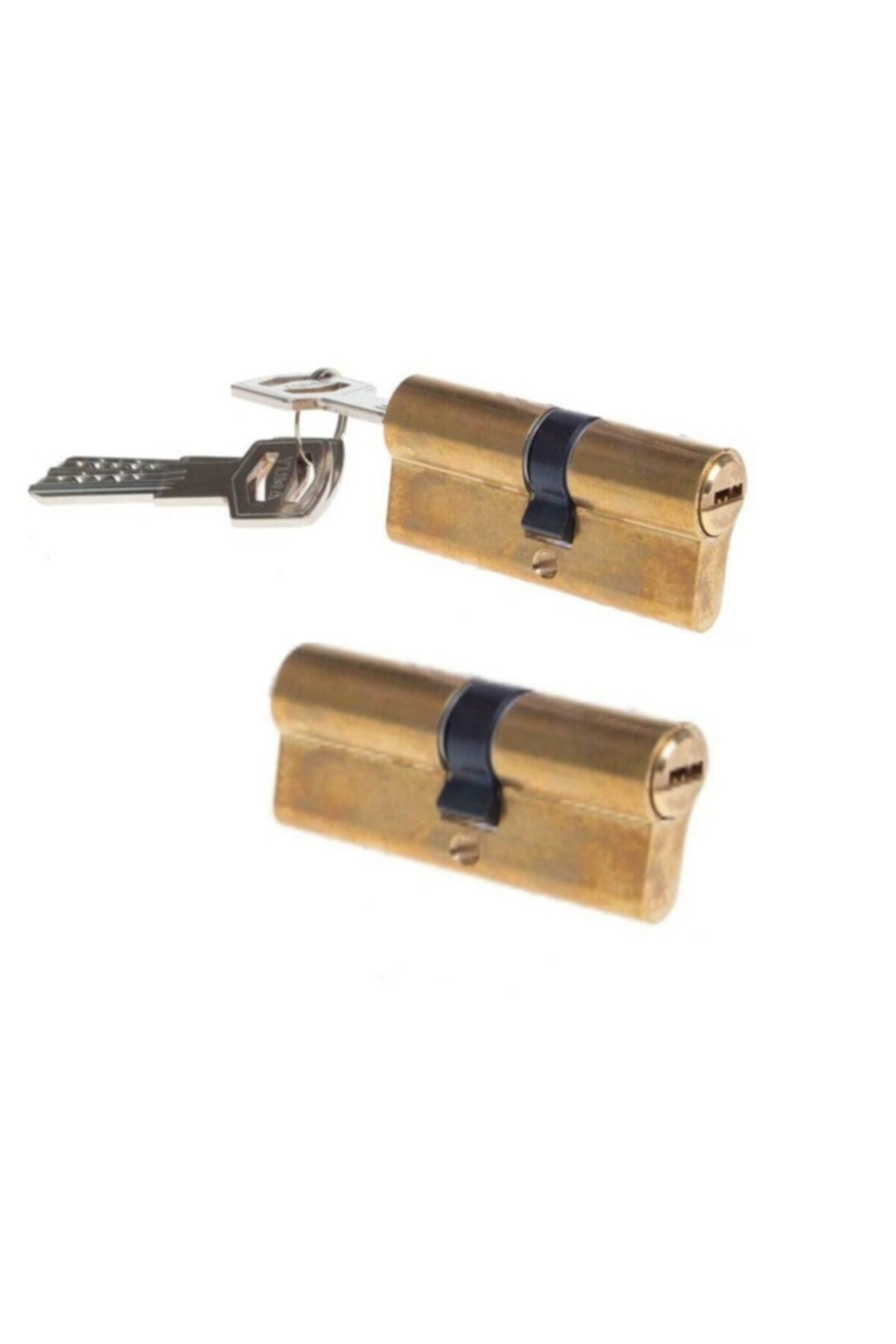 Yuma Ymk Hibrit Bilyalı Set Barel Sarı 68 Mm - Standart Çelik Kapı Kilidi