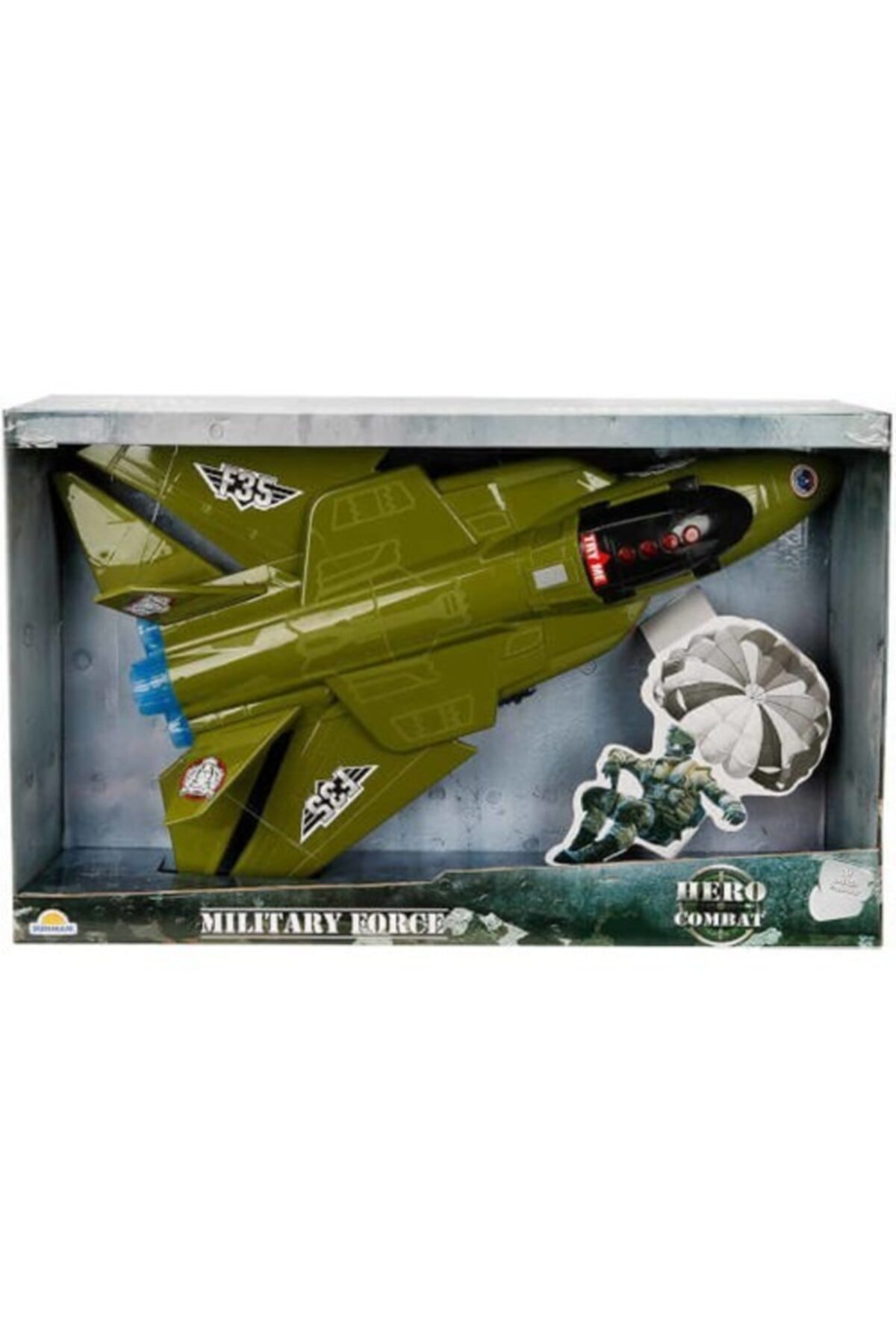 Sunman Pilli Işıklı Sesli Büyük Askeri Uçak