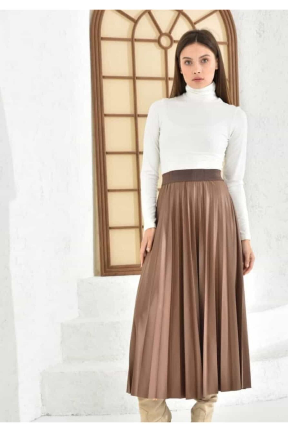 Pamuk Butik Kadın Beli Lastikli Etek