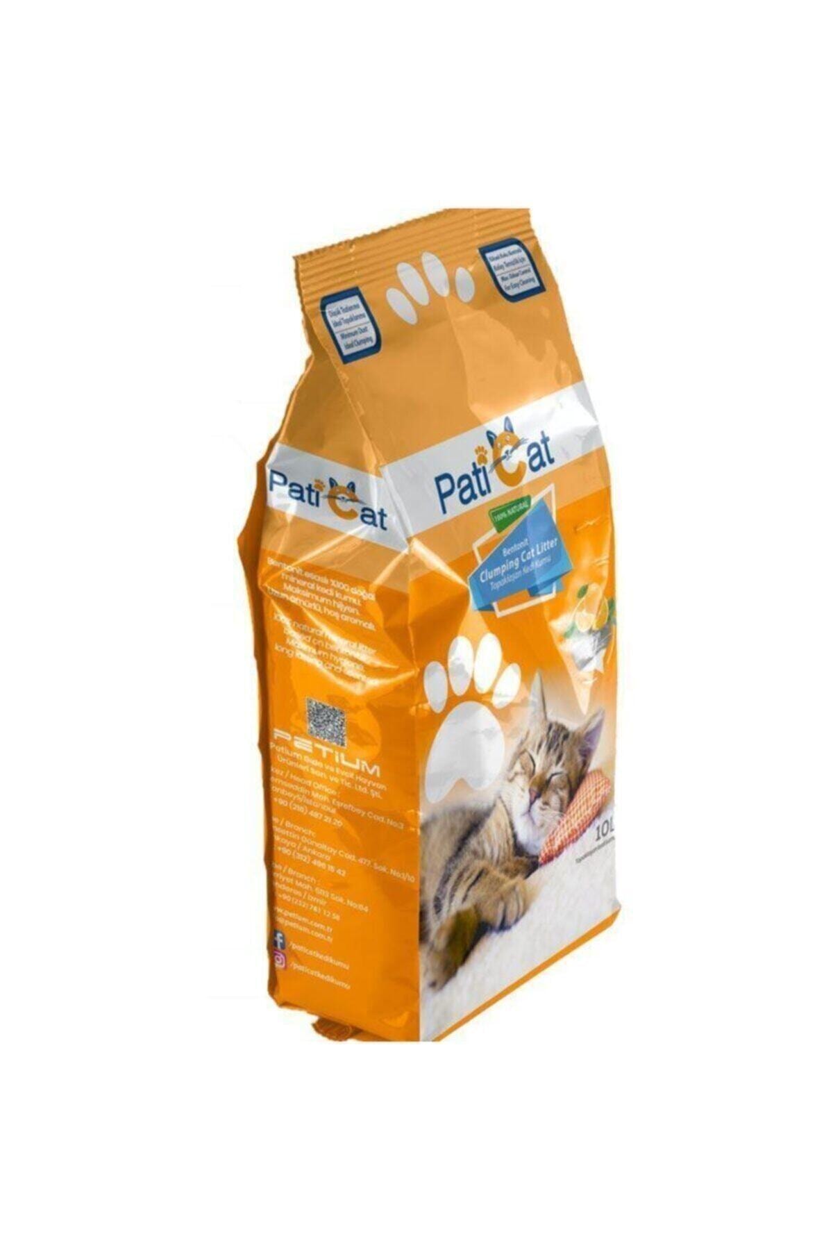 Paticat Portakal Kokulu Ince Taneli Kedi Kumu 10 Lt