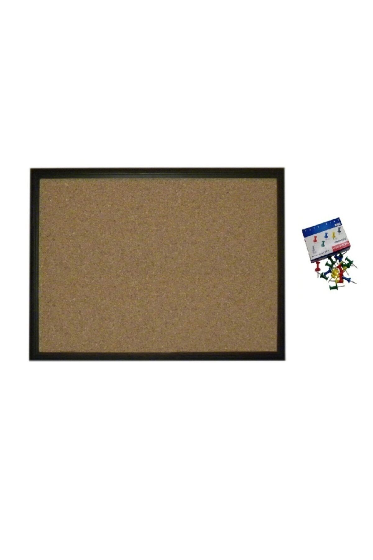 Scribo Mantar Pano Renkli Ahşap Çerçeveli 45x60cm (siyah)