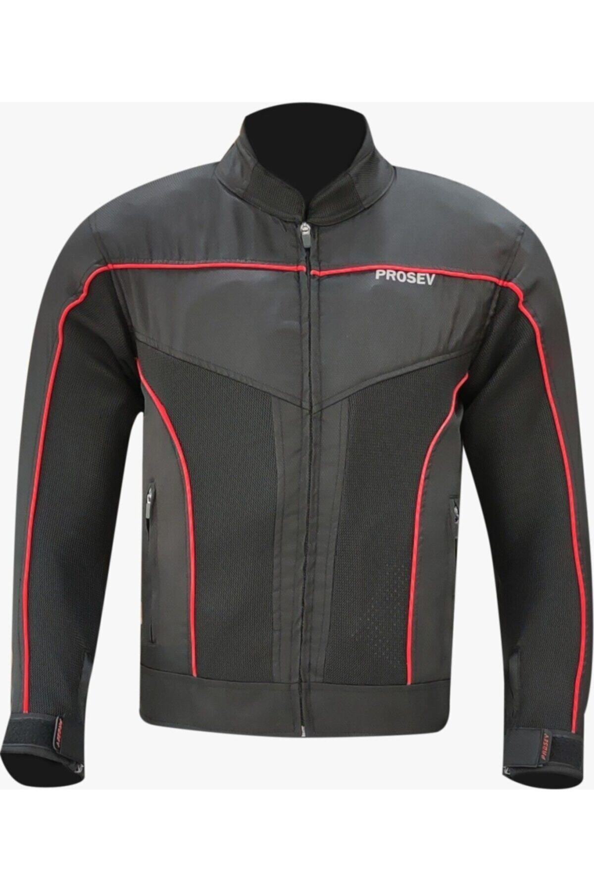 Prosev Roadicon Yazlık Korumalı Montu Kırmızı