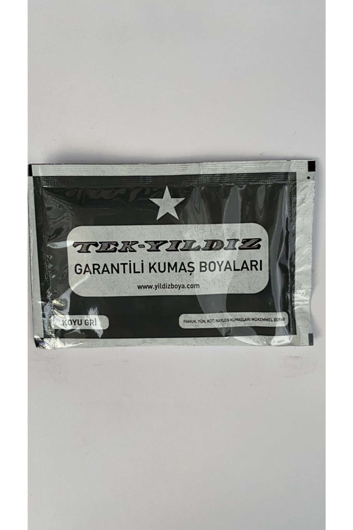 Toprak Bitkisel Ürünler Kumaş Boyası Koyu Gri Renk