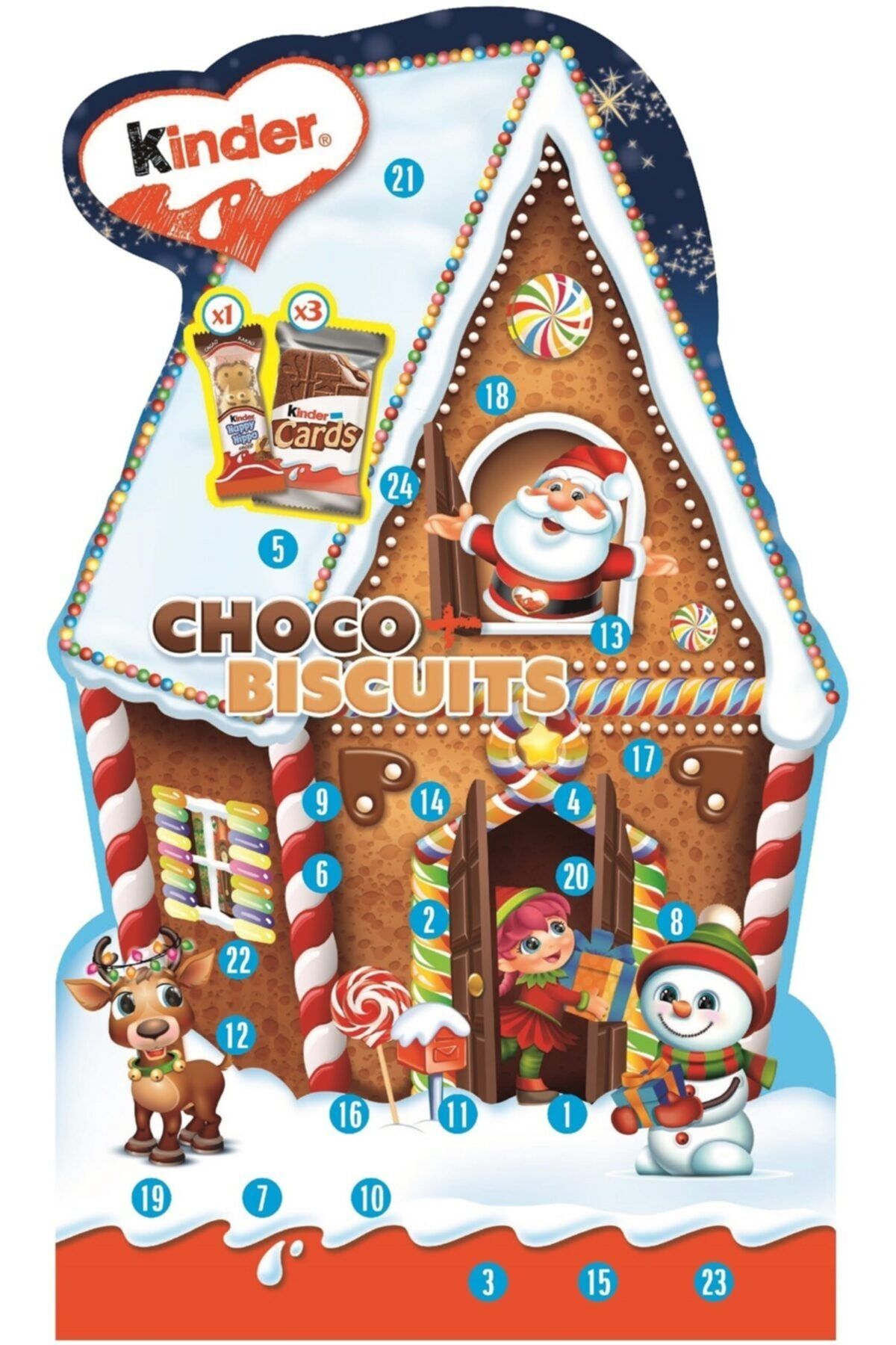 Kinder Calendrier Biscuit 210g