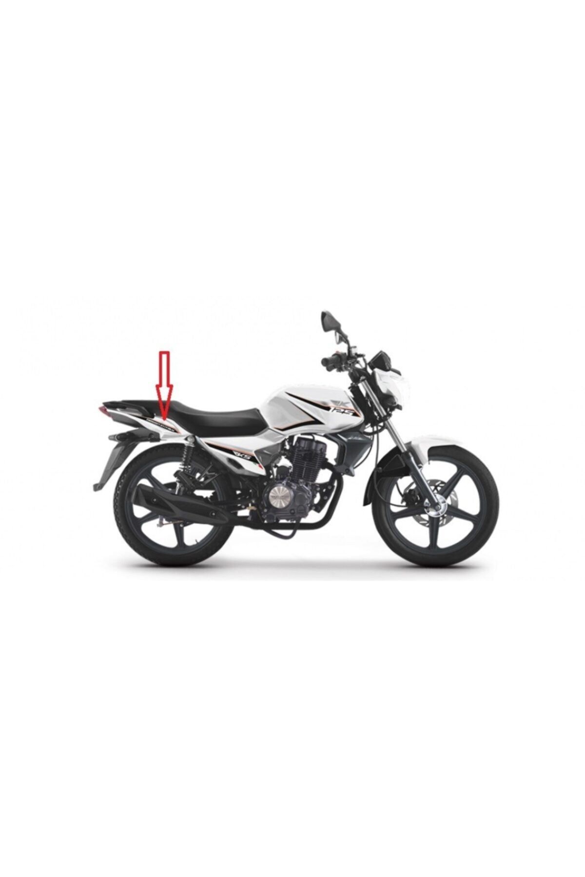 RKS Rk125 Arka Yan Panel Sağ Beyaz (selae Altı Sağ Panel)orjinal