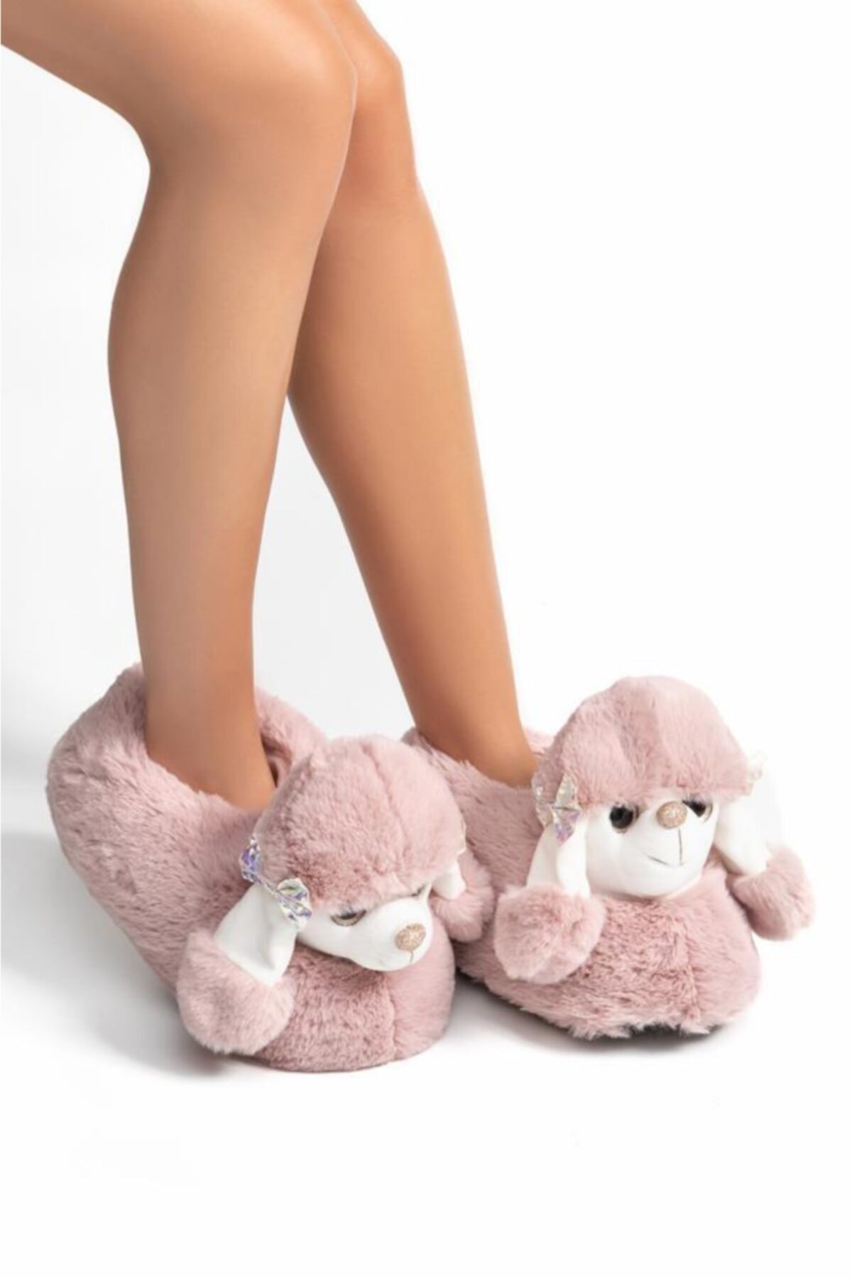 Twigy Yy0300 Tw Lulu Hayvanlı Kadın Panduf Pembe 36-41