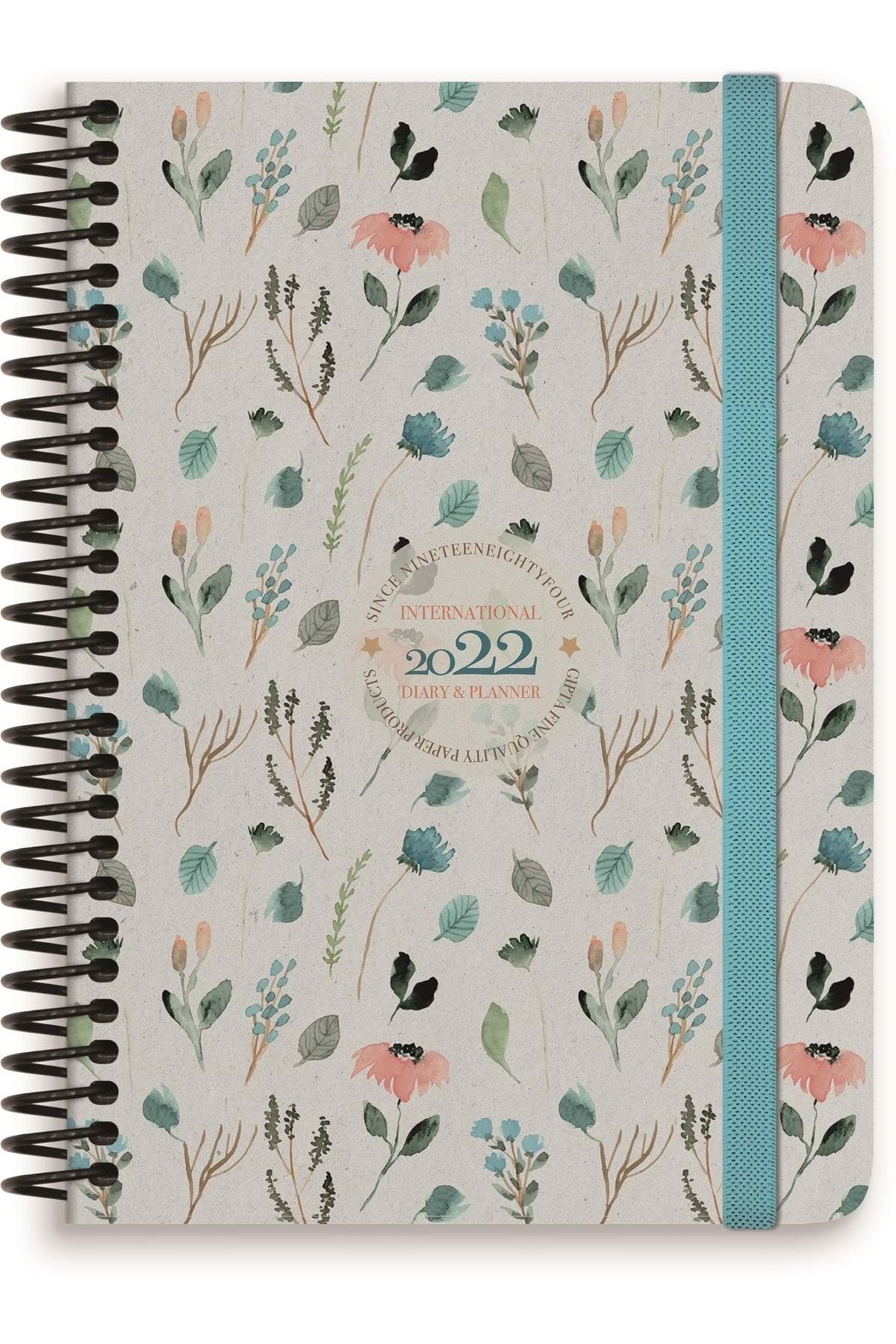 Gıpta 2022 Yılı Internatıonal Diary (17x24) Cm Günlük Spiralli Ajanda