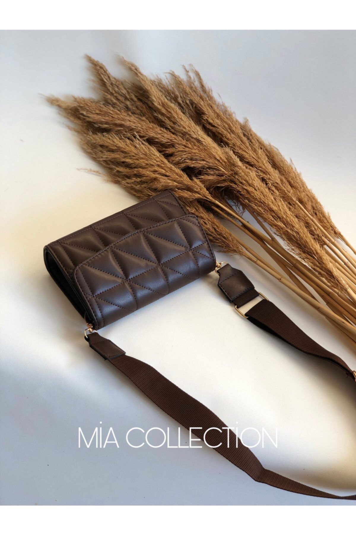 Mia Collection Kolon Askı Kapitone Omuz Çantası