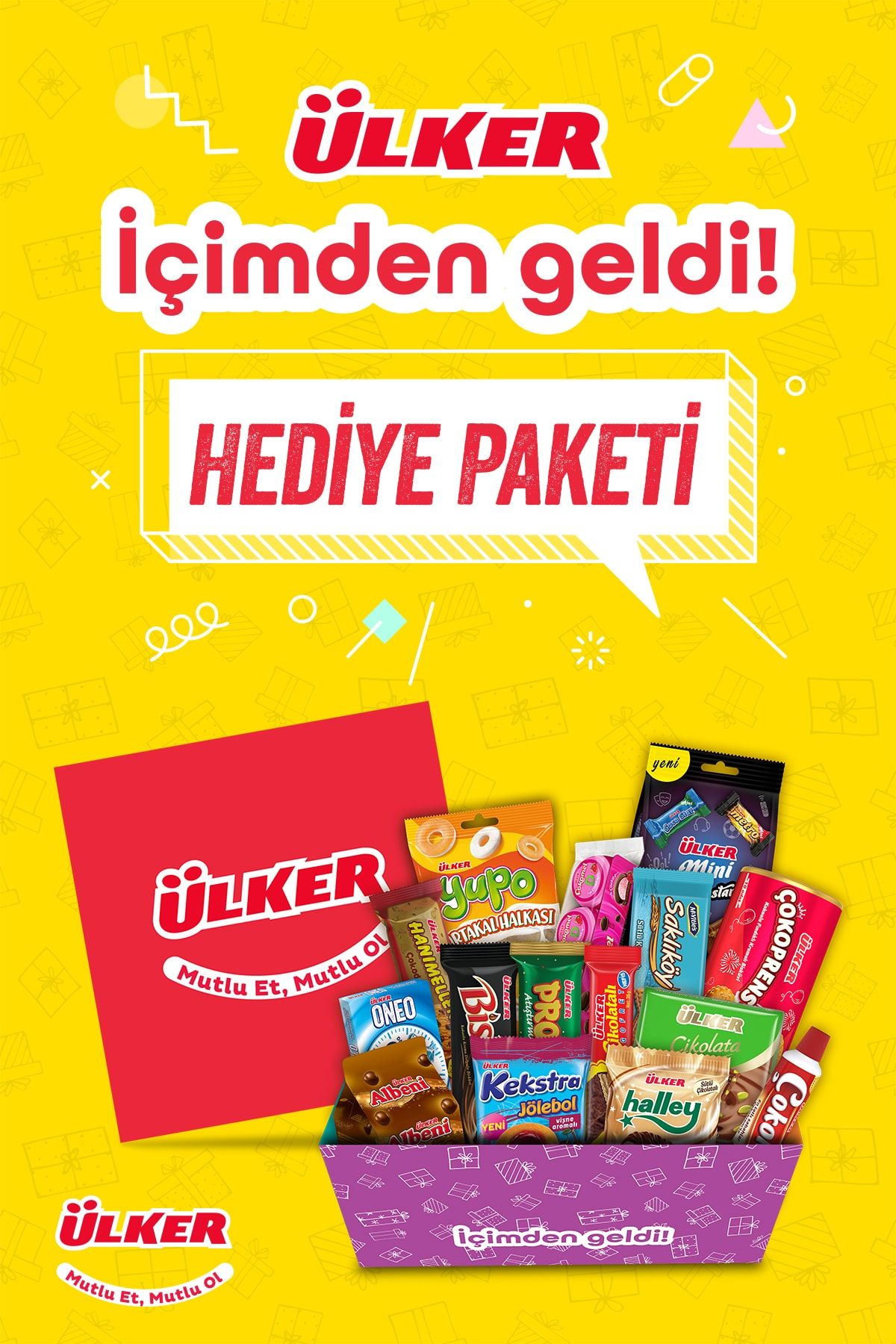 Ülker Mutlu Et Mutlu Ol! Atıştırmalık Paketi