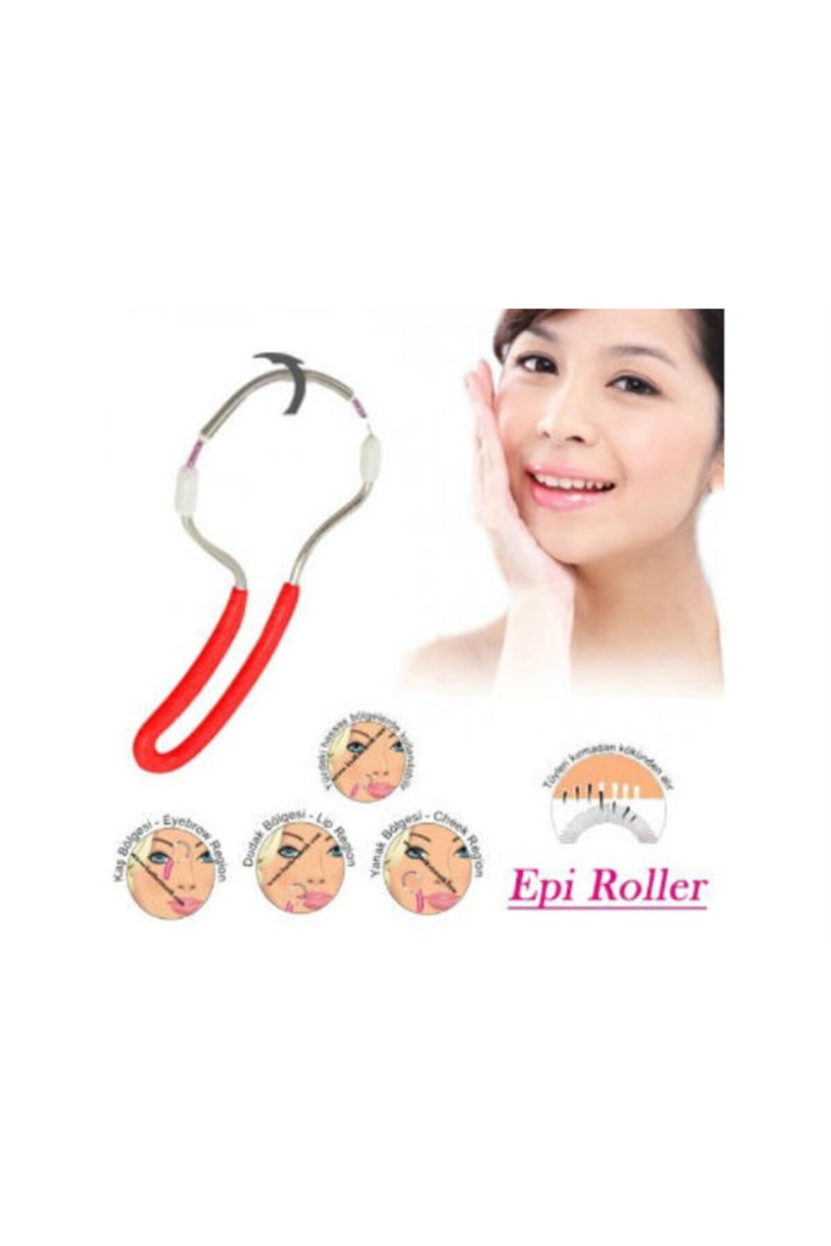 Go İthalat Tüy Alıcı Yaylı Epilatör Face Epilex