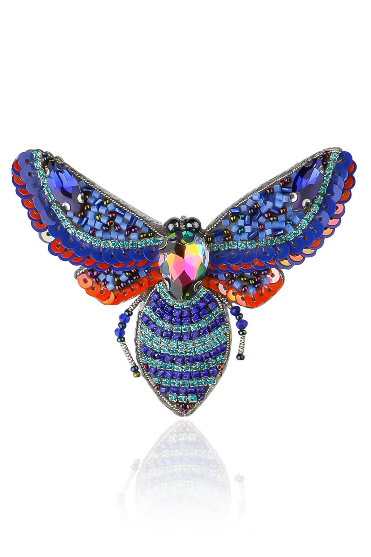 Unica Brooche Broş Mor Kadın