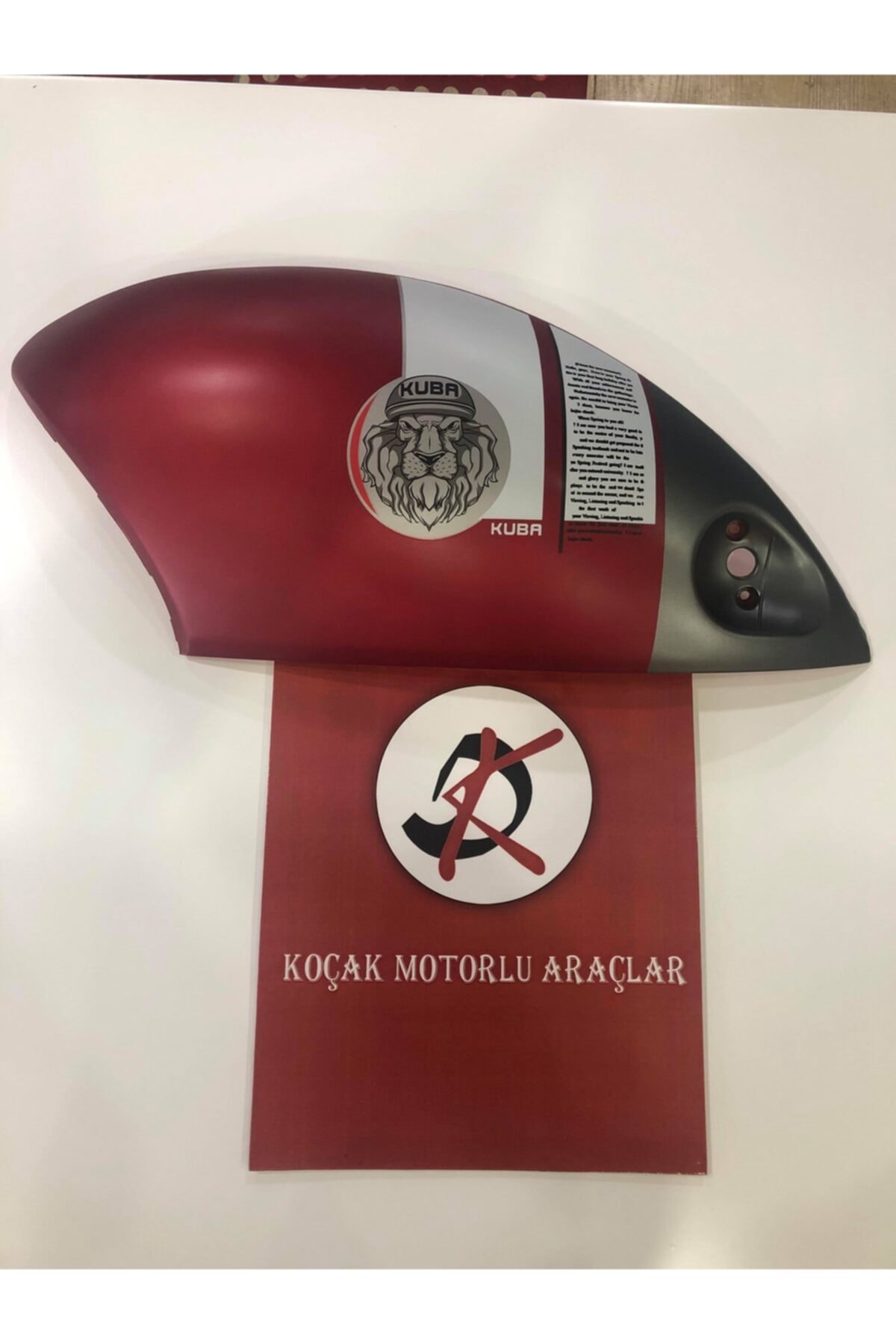 Kuba Trendy Arka Yan Panel Sol Kırmızı Orjinal