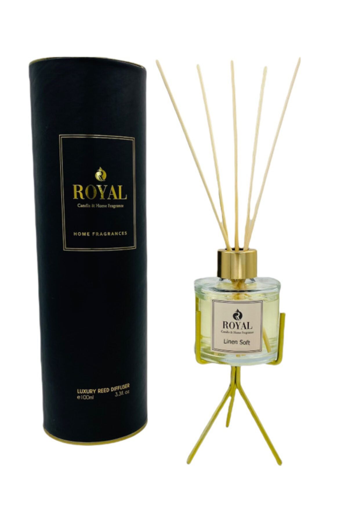 ROYAL MUM Linen Soft Kokulu _lüks Ayaklı _100ml Oda Kokusu