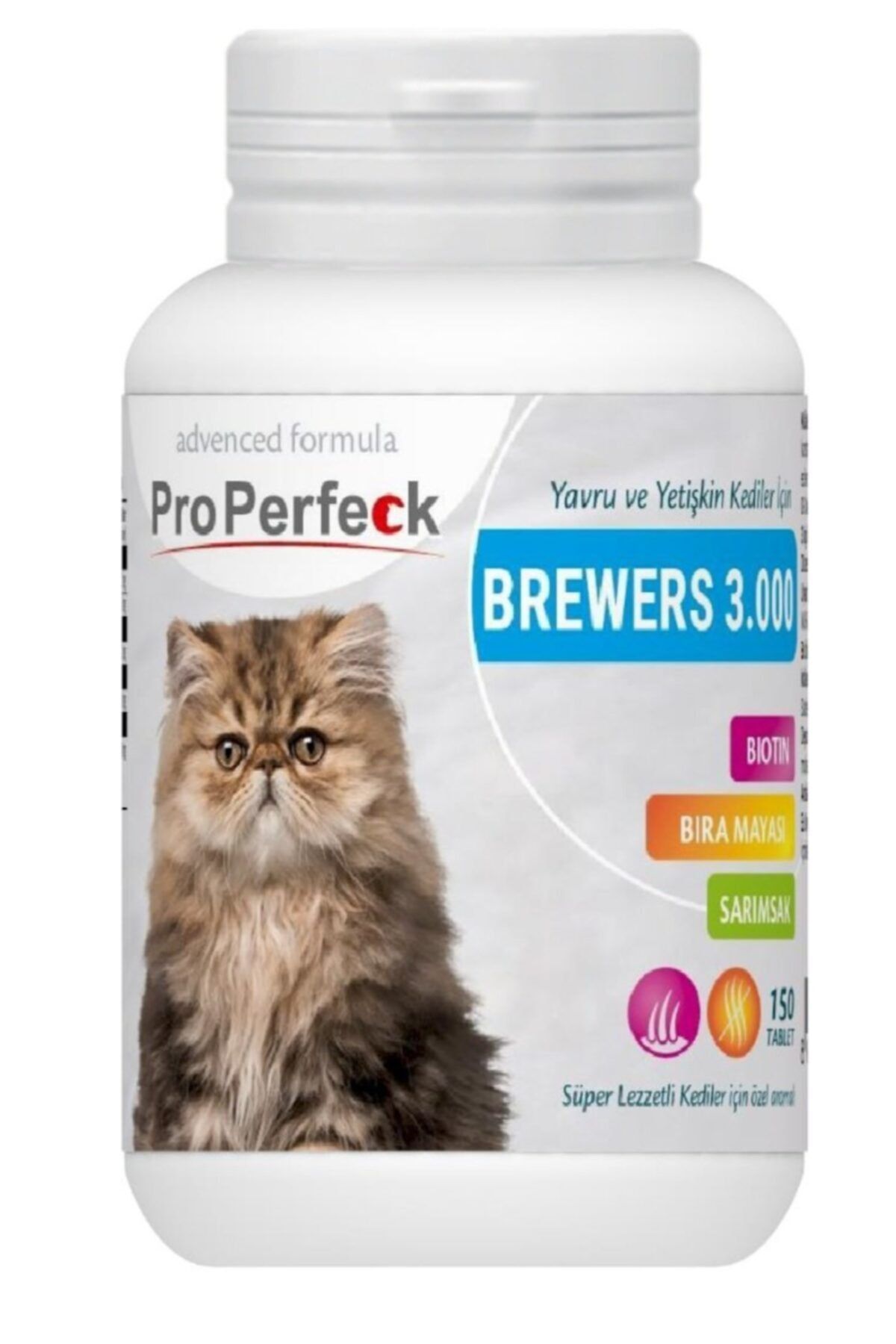pro perfeck Kedi Brewers Deri ve Tüy Sağlığı Tableti 150 li