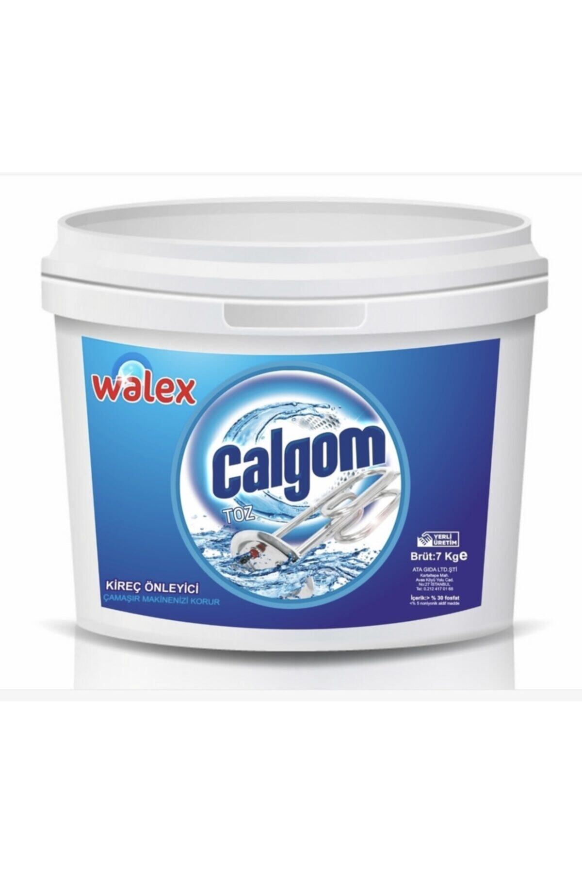 WALEX TEMİZLİK ÜRÜNLERİ Walex Kireç Önleyici Calgom 7 Kg Ekonomik Boy