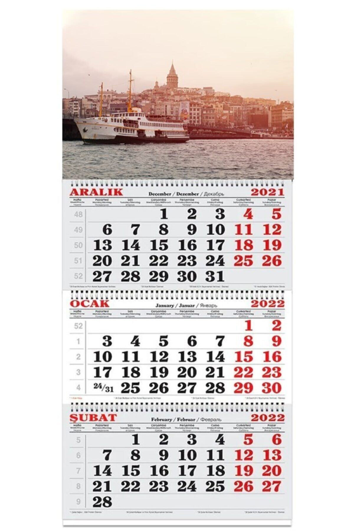 GENC DIJITAL BASKI 2022 Istanbul Manzaralı Takvim Modelleri