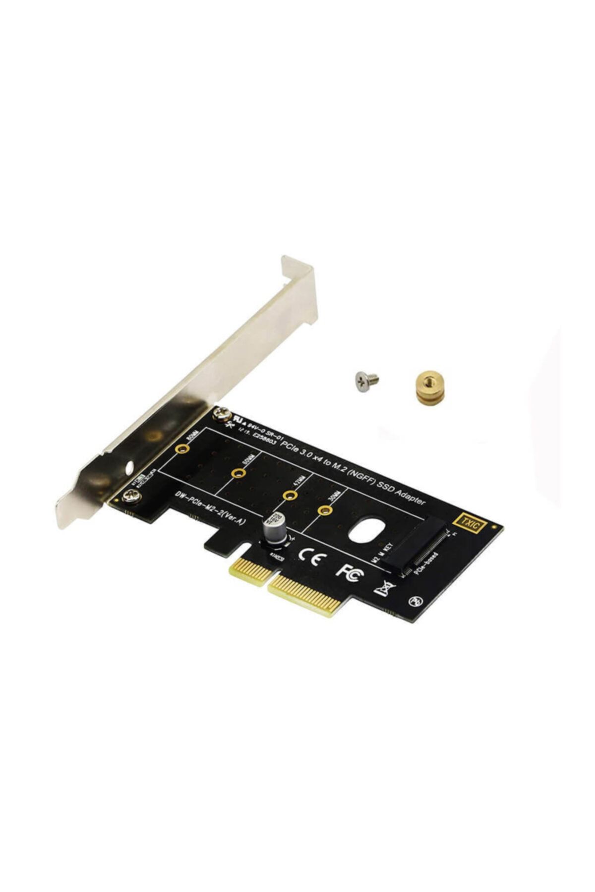 WOZLO Pcıe 3.0 X4 To Nvme M.2 (ngff) Ssd Çevirici Kart - Pcı Express