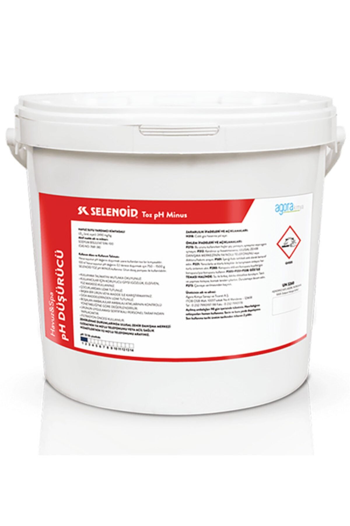 SELONOİD Havuz Suyu Toz Ph Düşürücü Selenoid Ph Minus (-) 25 Kg