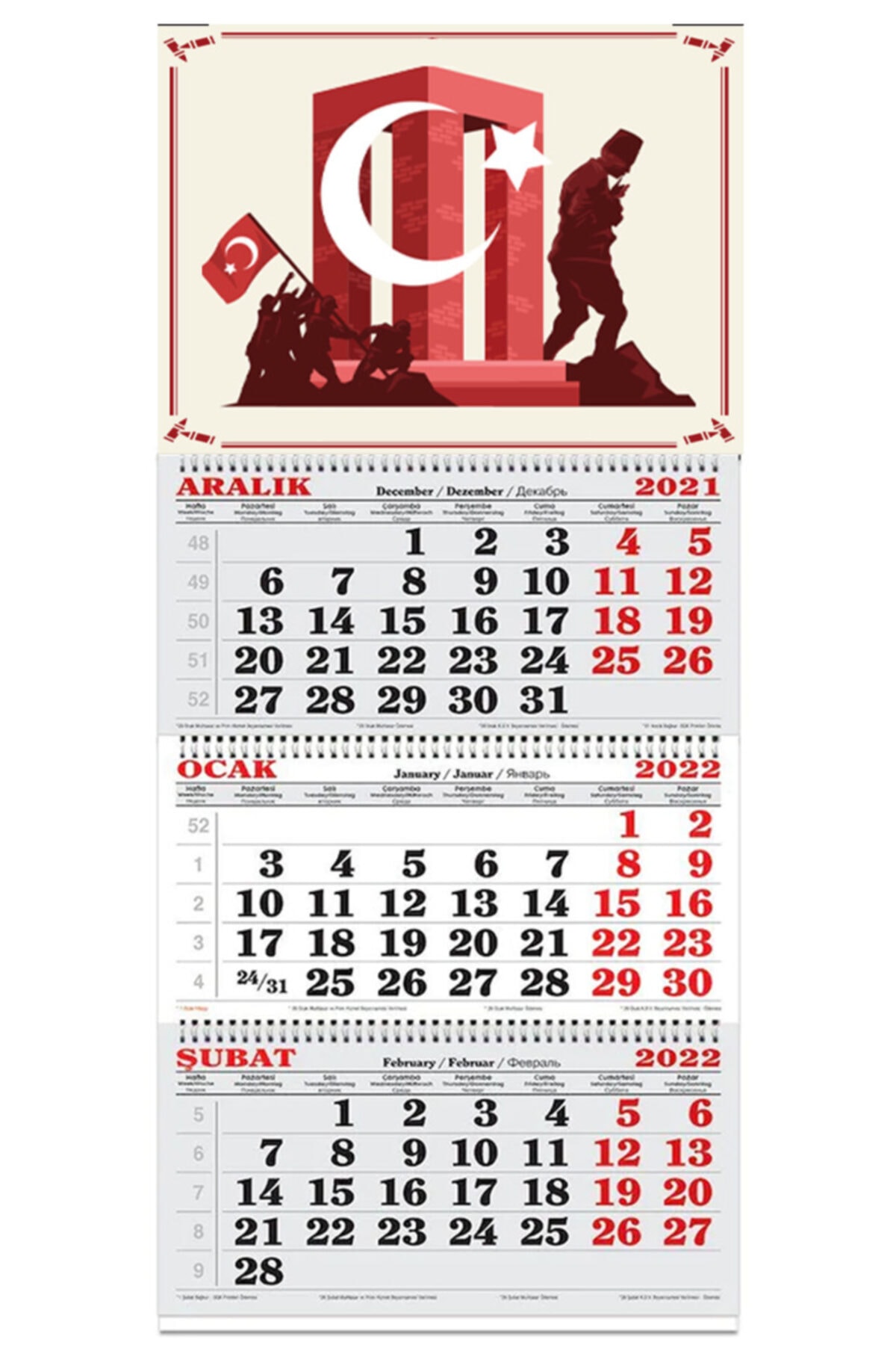 GENC DIJITAL BASKI 2022 Türkiye Şehirleri Gemici Takvimleri Çanakkale